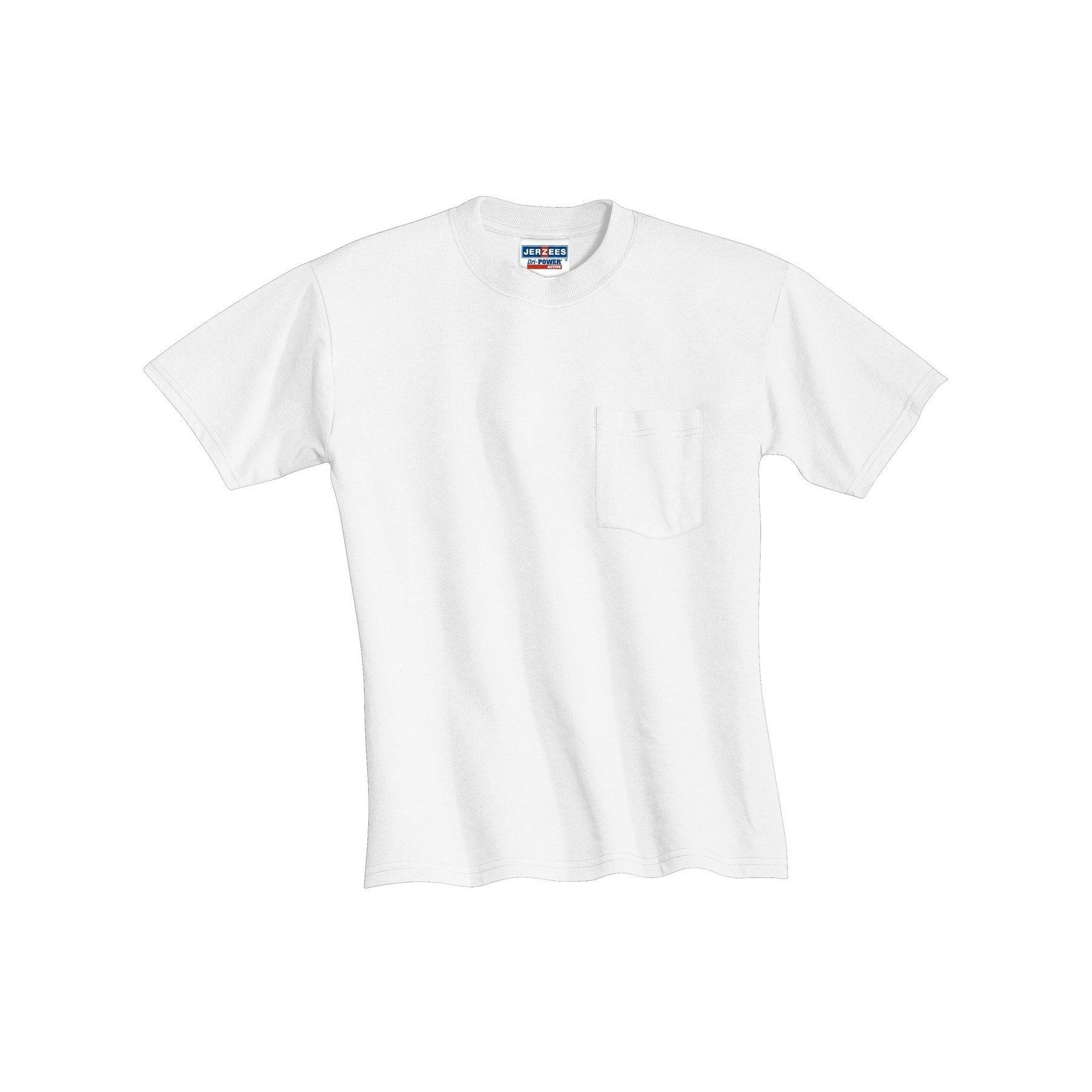 JERZEES® DRI-POWER® 50/50 Cotton/Poly Pocket T-Shirt