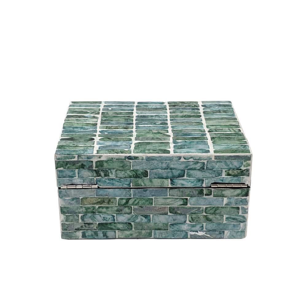 Turquoise Capiz Box Tabletop Décor by Ashland®