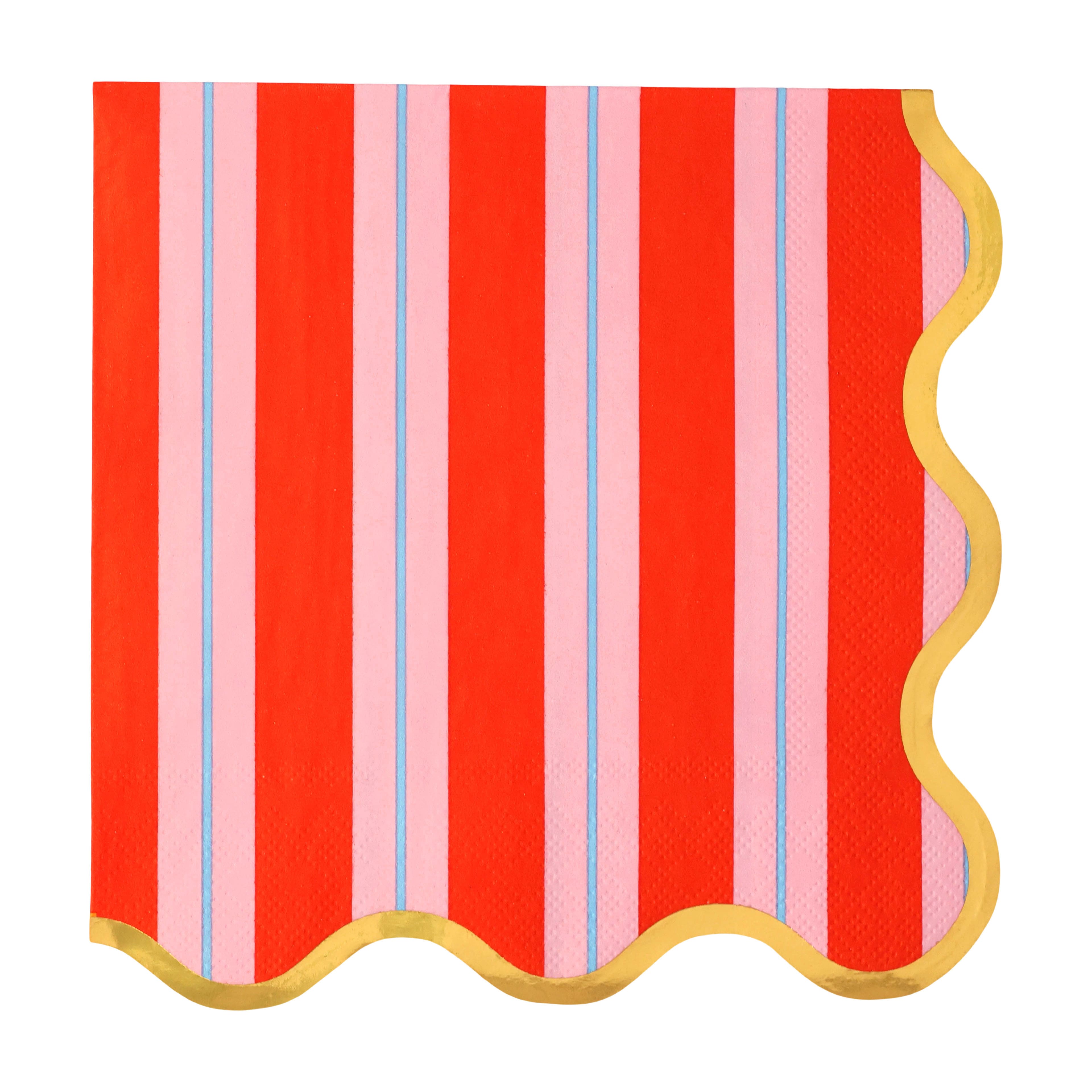 Jonathan Adler x Michaels Red Stripe Lunch Napkins, 20ct.