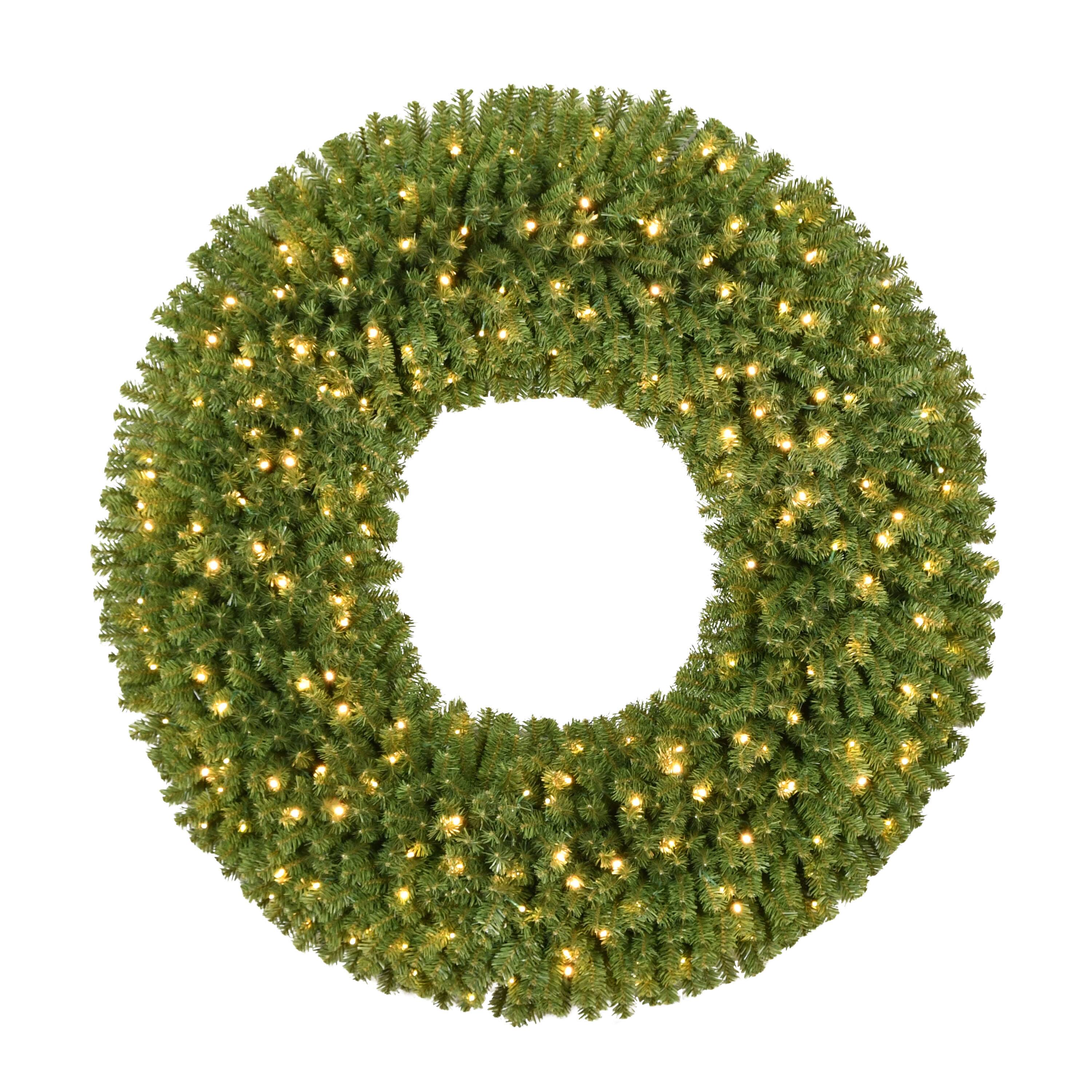 5ft. Pre-Lit Utah Spruce Artificial Wreath