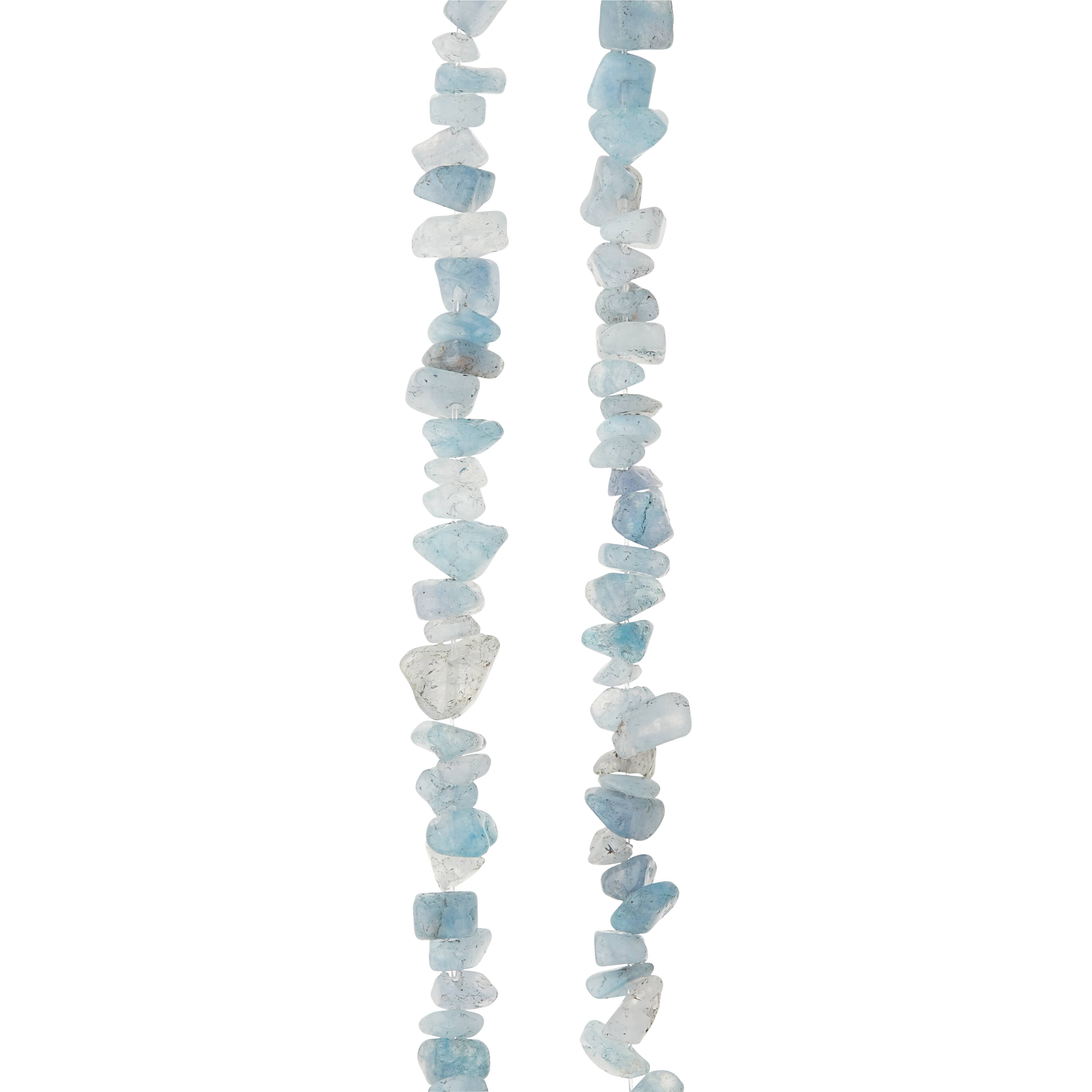 Aquamarine Chip Beads by Bead Landing™