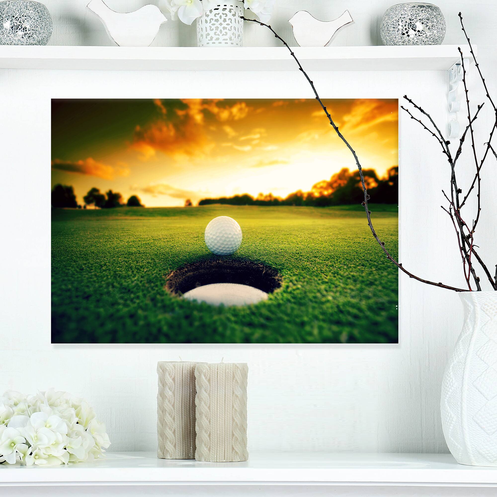 Designart - Golf Ball Near Hole