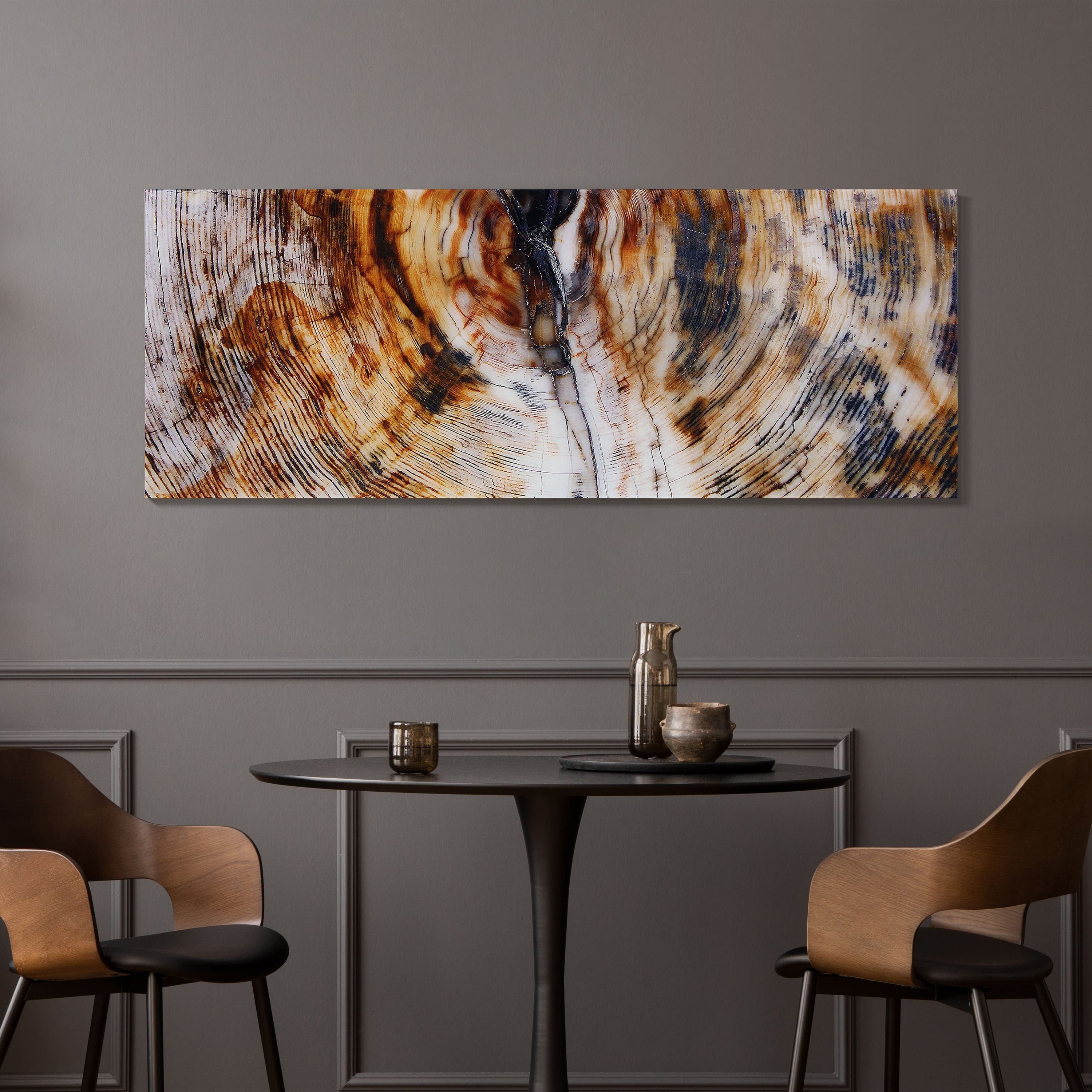 Empire Art Direct 63" x 24" Impact B Free Floating Tempered Glass Wall Art