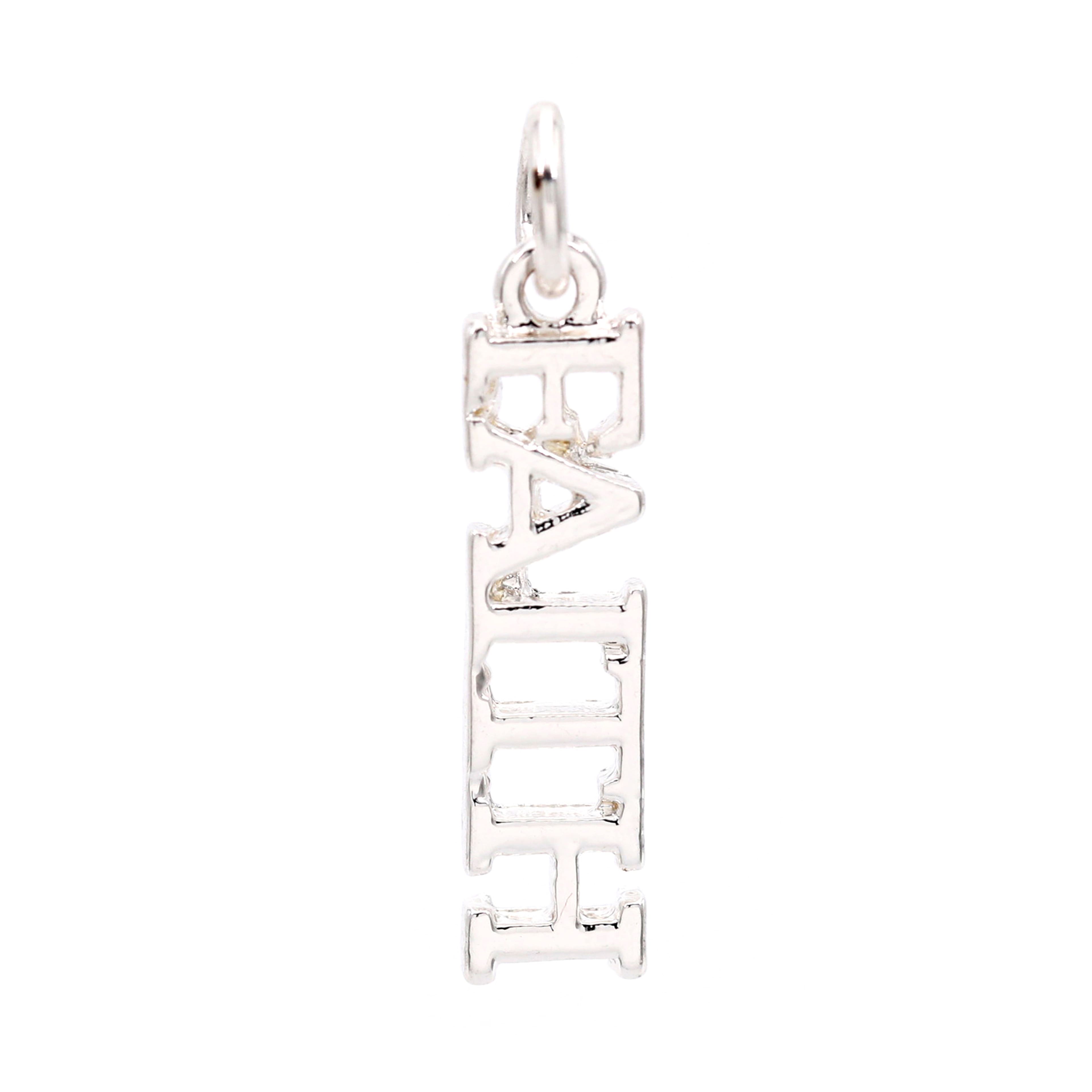 Silver Plated Faith Charm by Bead Landing™
