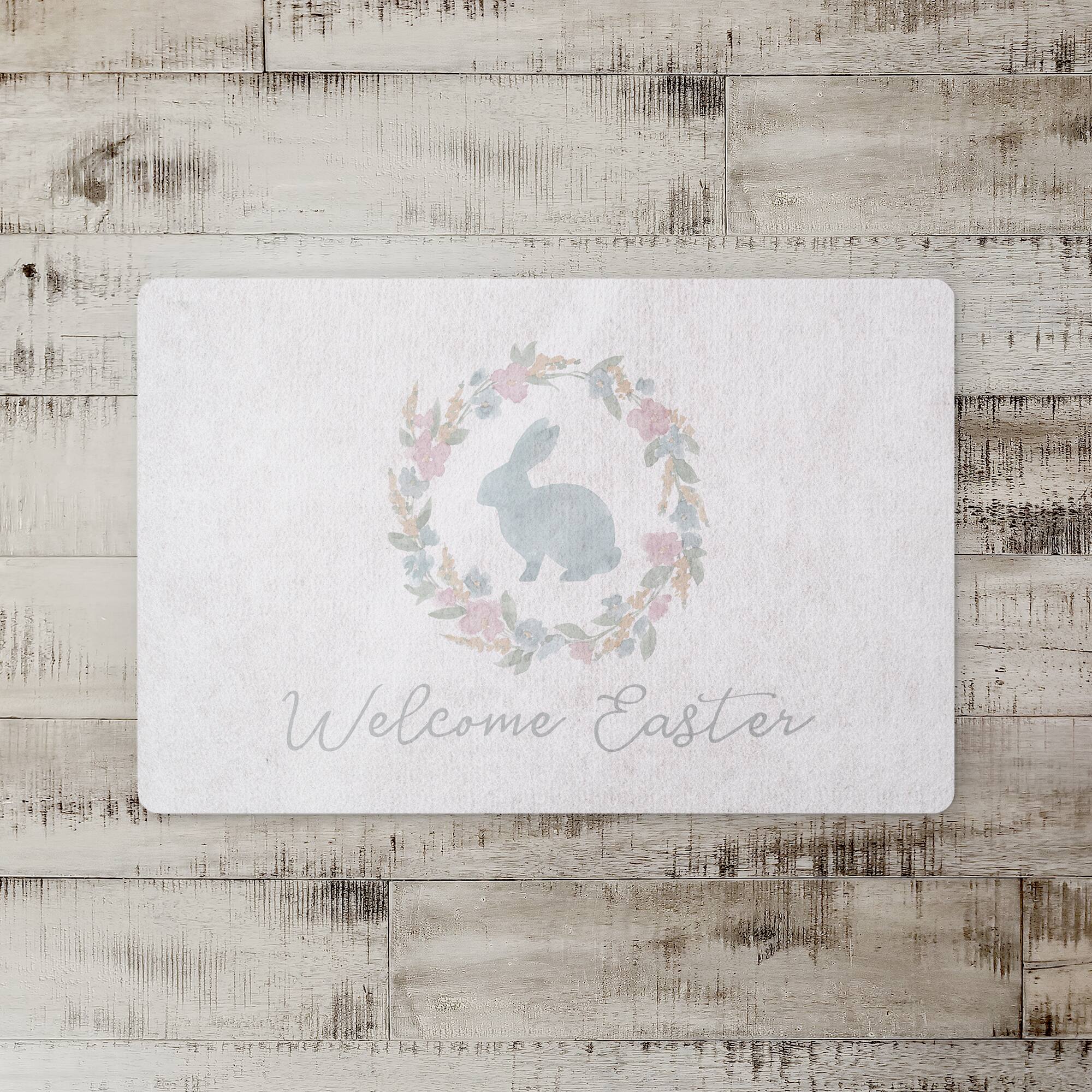 Easter Wreath KAM 27" x 18" Floor Mat