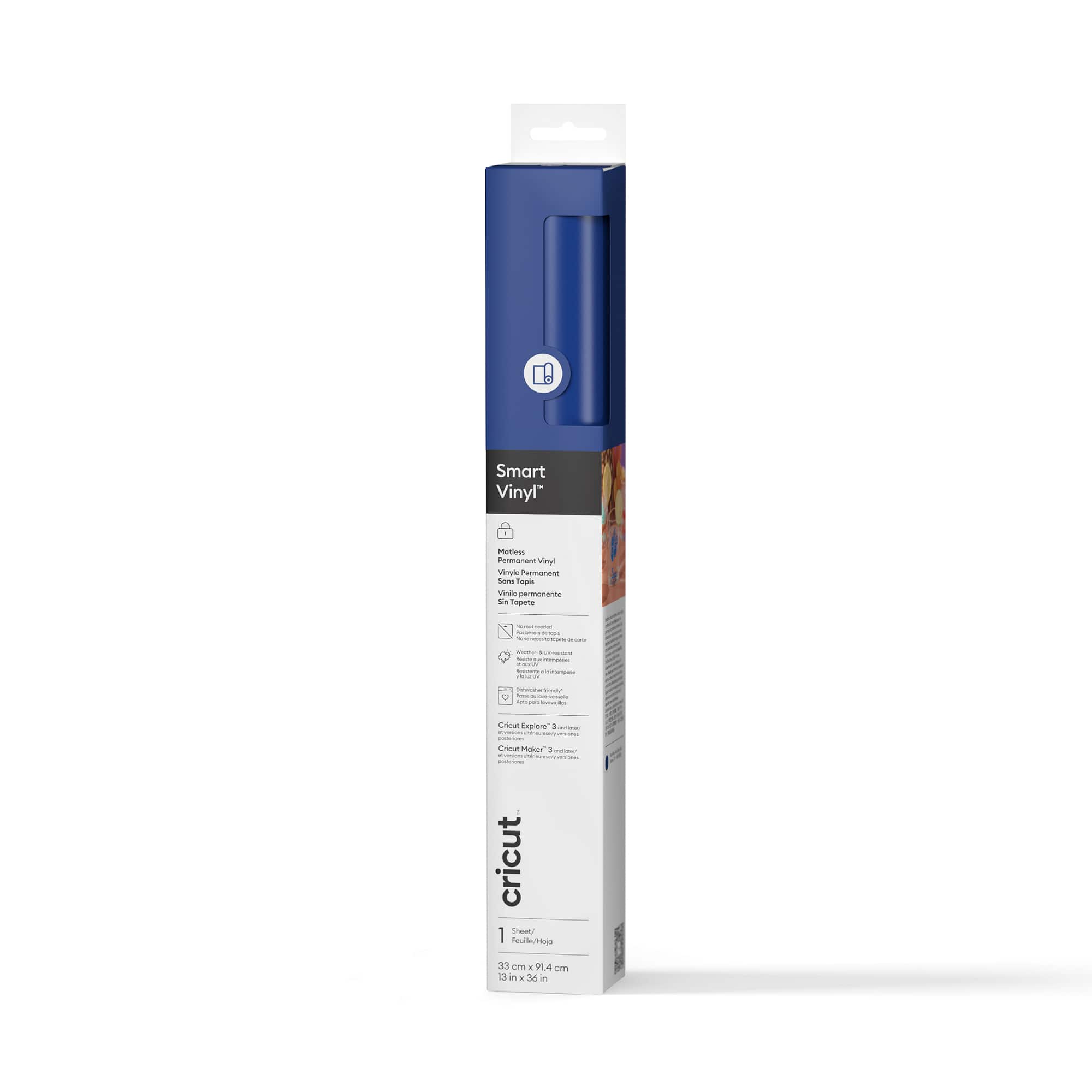 Cricut® Permanent Smart Vinyl™, Color: Blue | Michaels