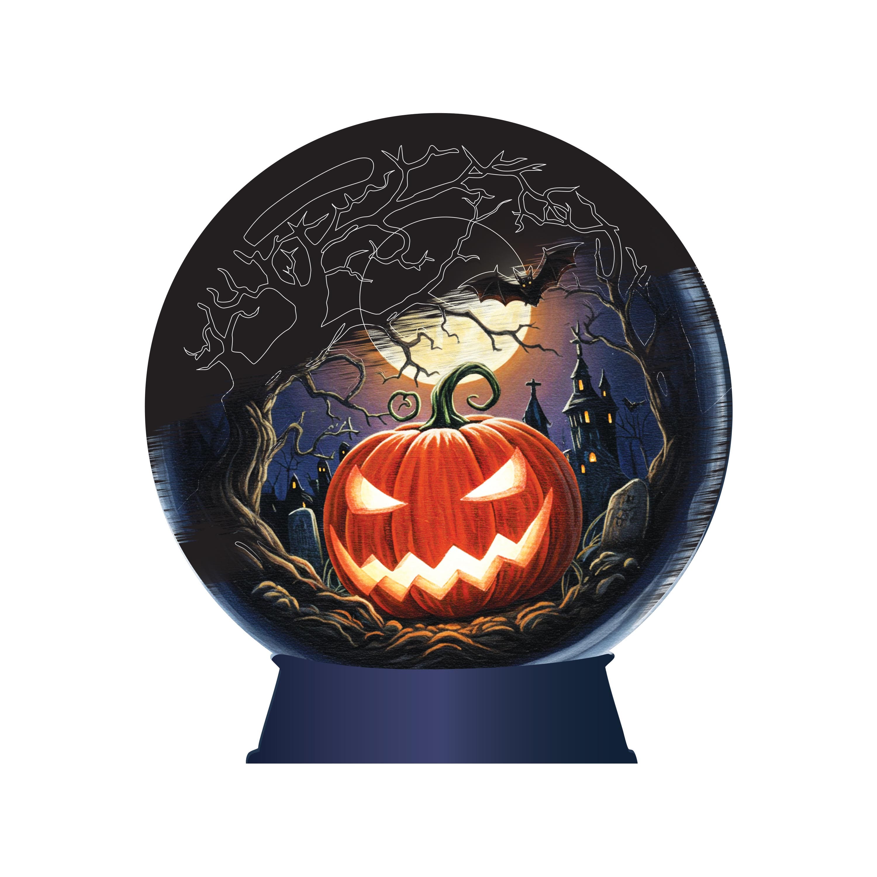 Brea Reese® Crystal Ball Shaped Scratch Art Pad