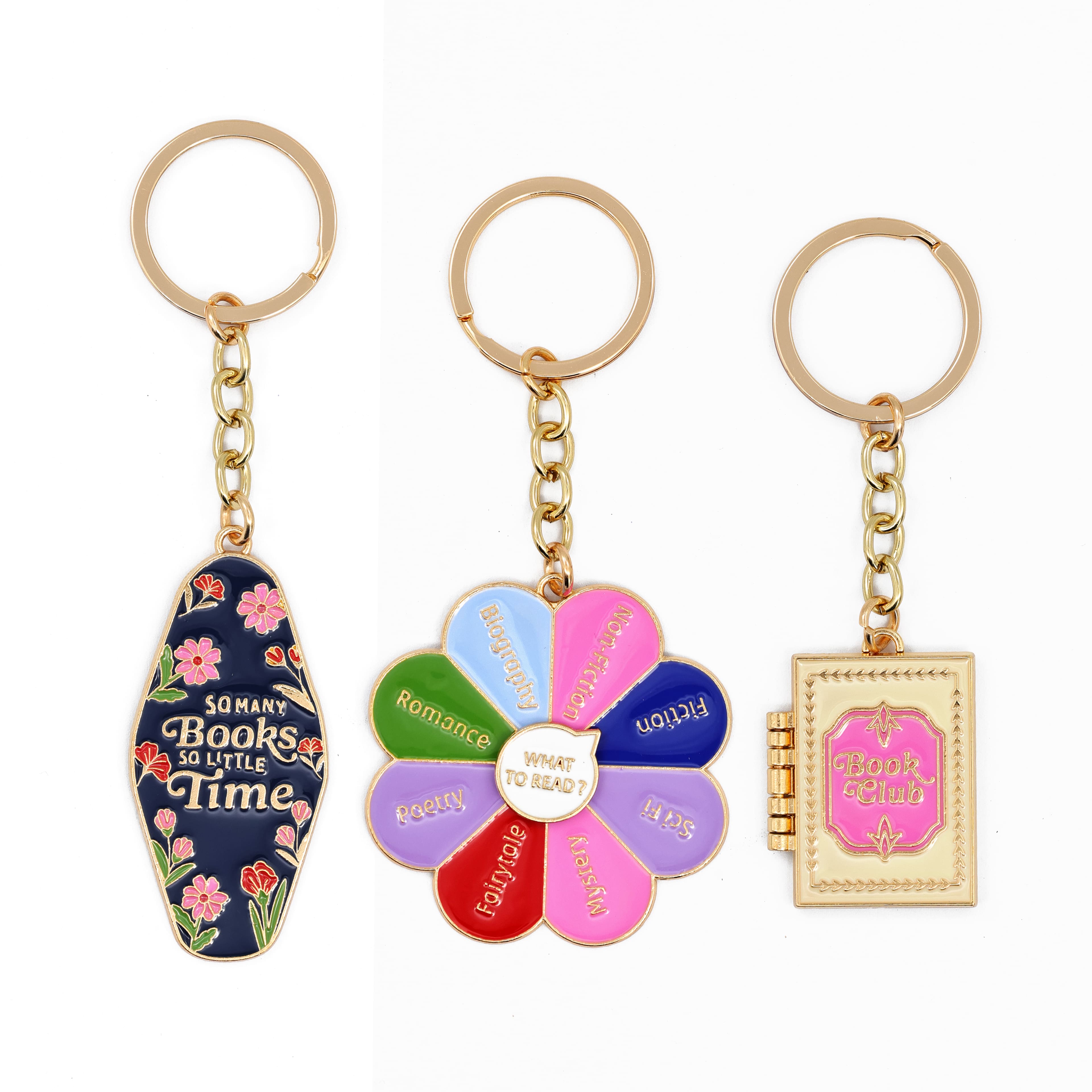 Assorted Next Chapter Keychain, 1pc. by Fab Finds