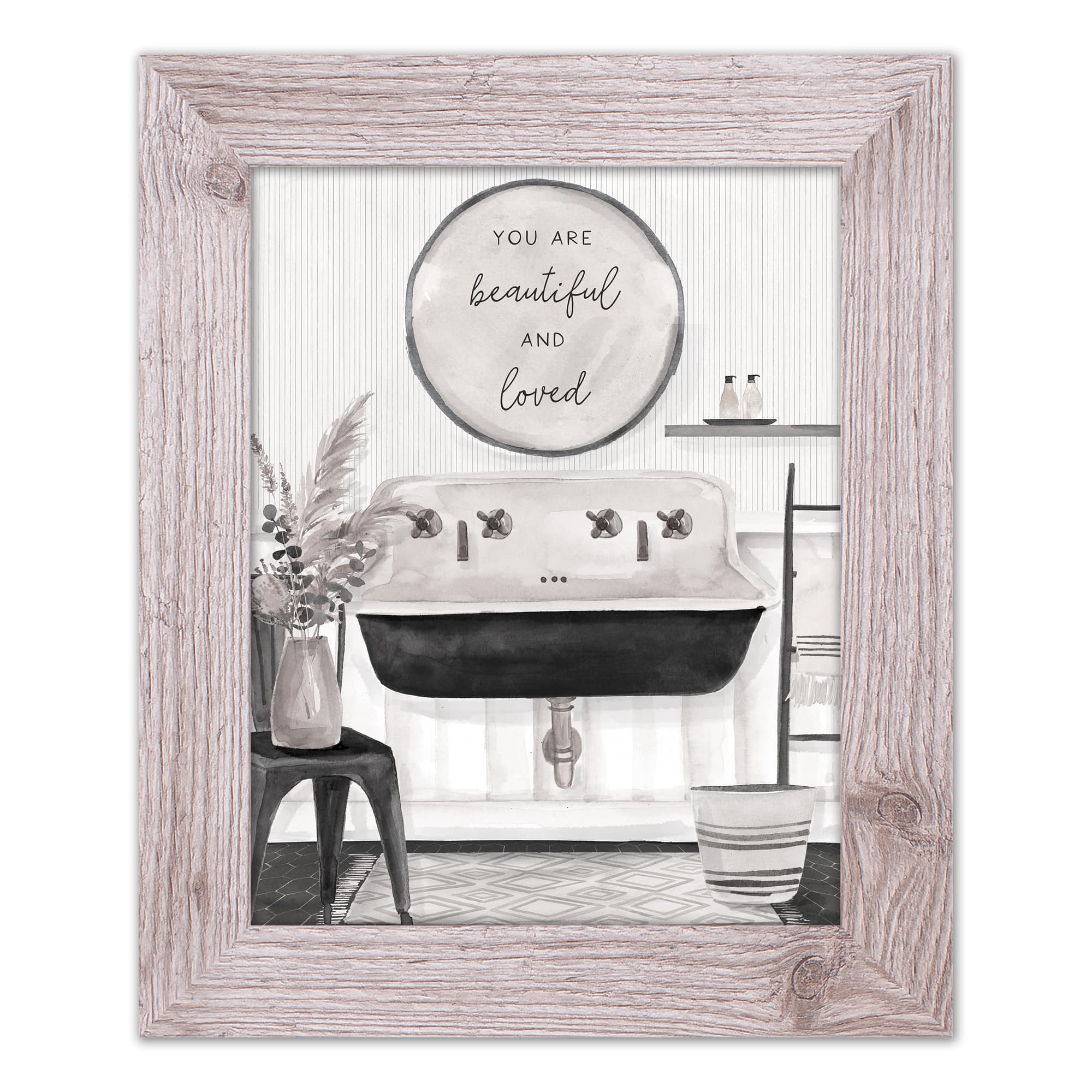 Farmhouse Sink Western Framed Print