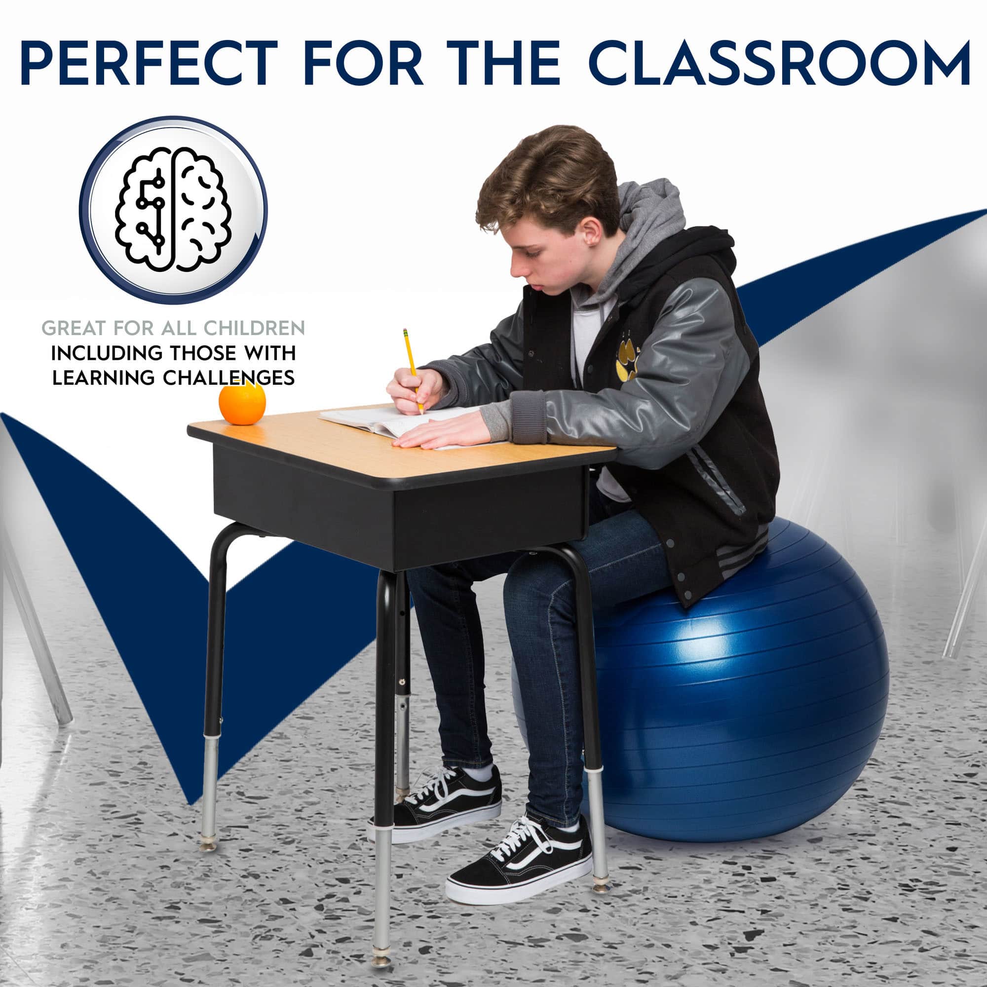 Bouncyband® 26" Blue Balance Ball