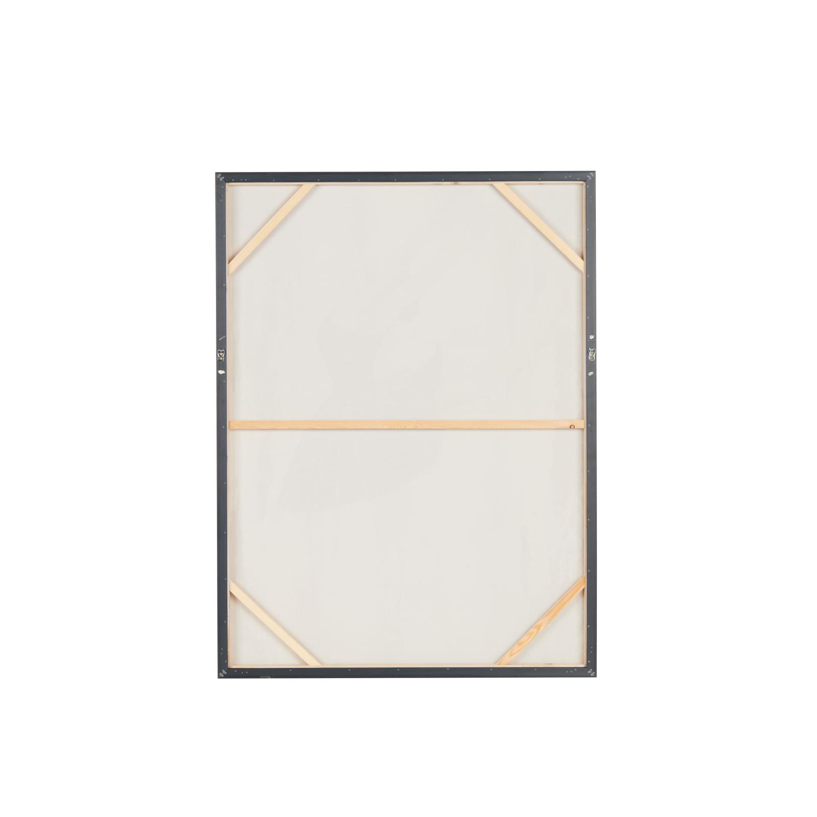 Gold Canvas Dancer Ballet Living Room Framed Wall Art with Black and Gold Foil Accents