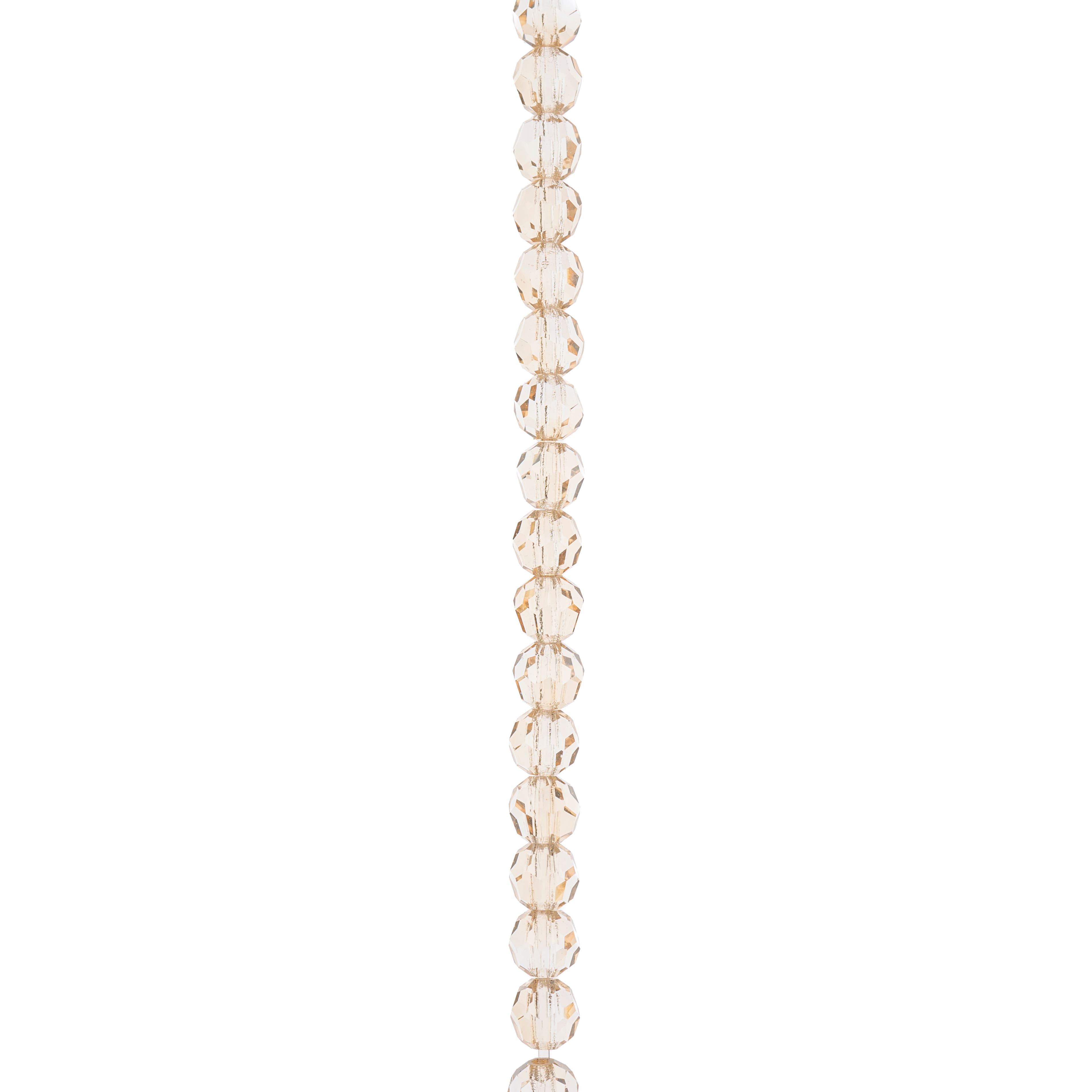 12 Packs: 31 ct. (372 total) Preciosa Glass Crystal Round Beads, 4mm by Bead Landing™