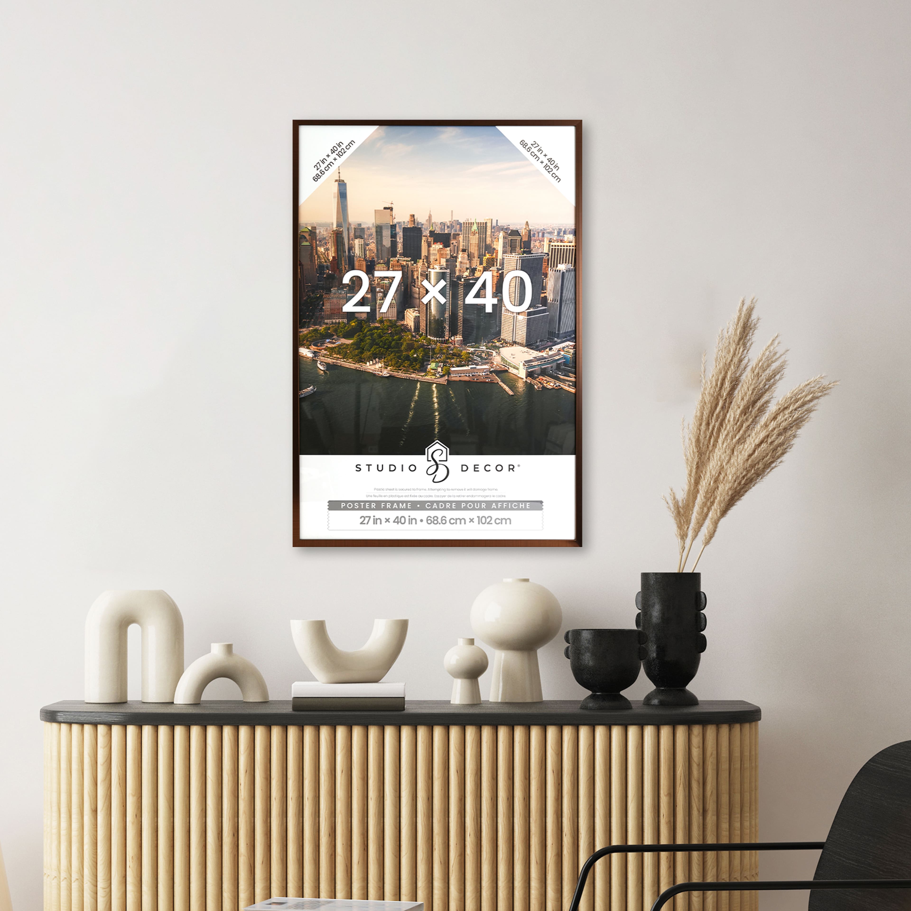 6 Pack: Downtown™ Bronze Finish Poster Frame by Studio Décor®