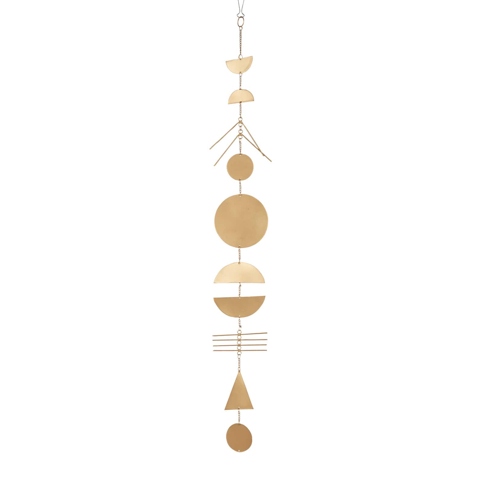 48" Gold Metal Eclectic Wind Chime, 2ct.