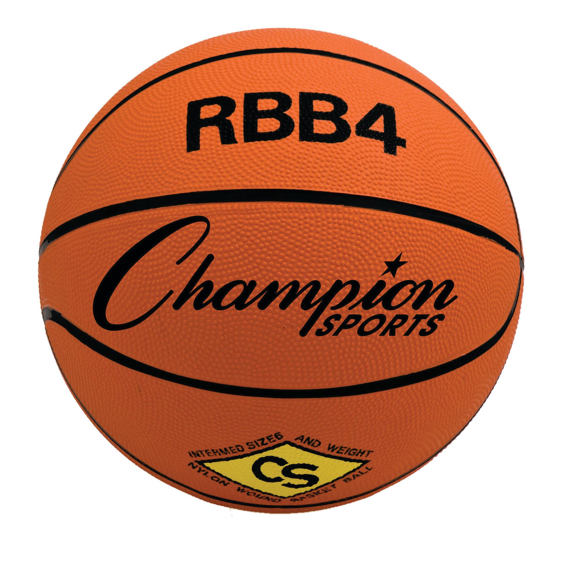 Champion Sports Size 6 Intermediate Coral Orange Basketball