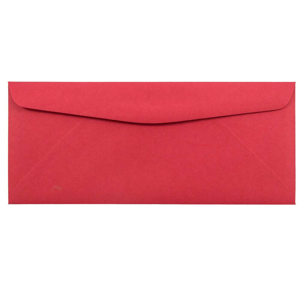 JAM Paper 4" x 9.5" Colored Business Window Envelopes, 50ct.