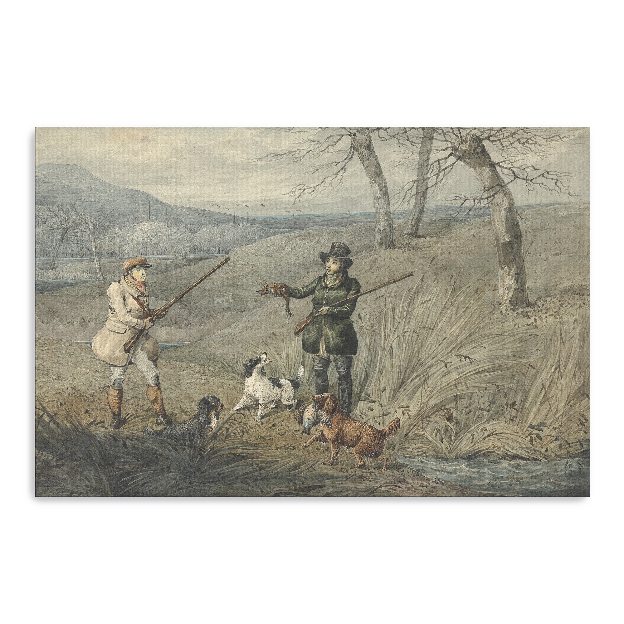 Lumaprints Wild Duck Shooting Canvas Giclée Art