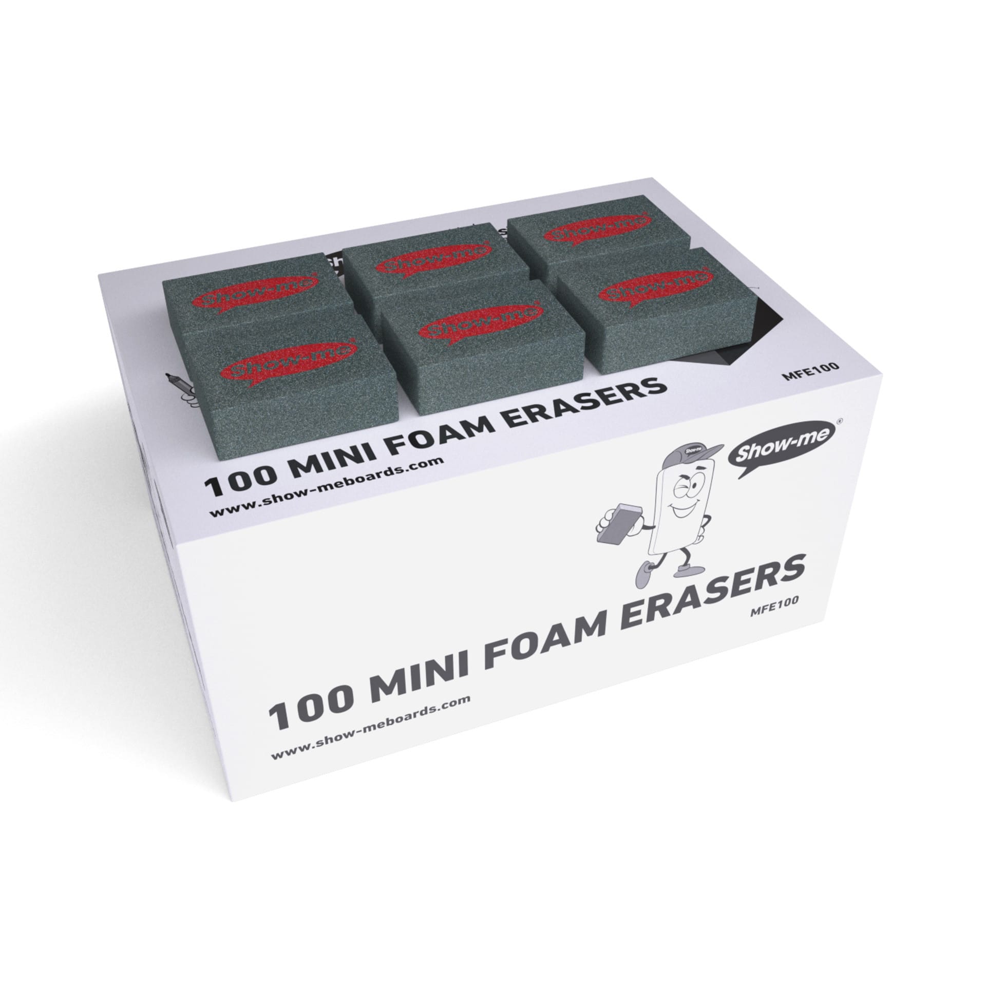 Show-me® Mini Foam Erasers