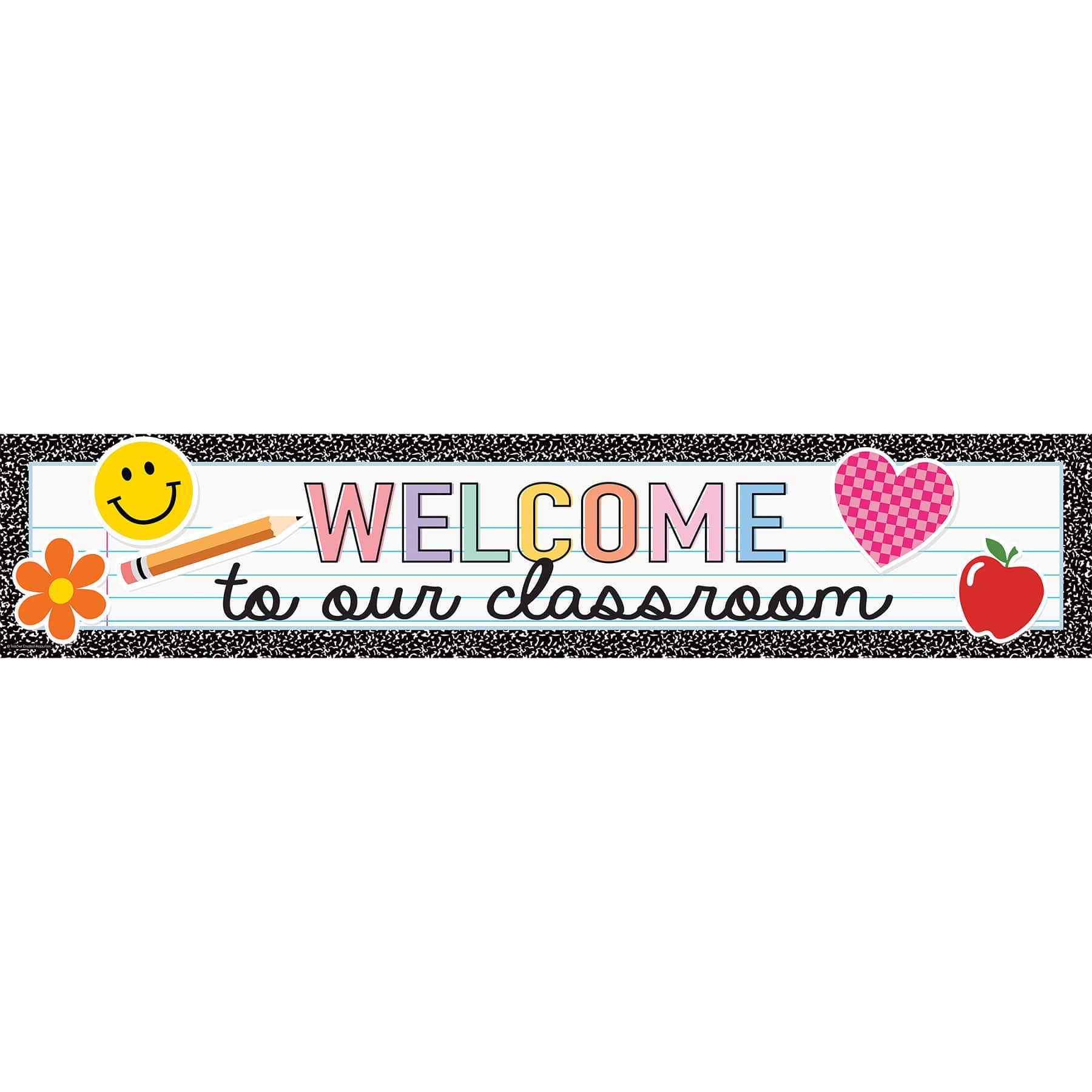 Teacher Created Resources® 8" x 39" Cool for School Welcome to Our Classroom Banner, 6ct.