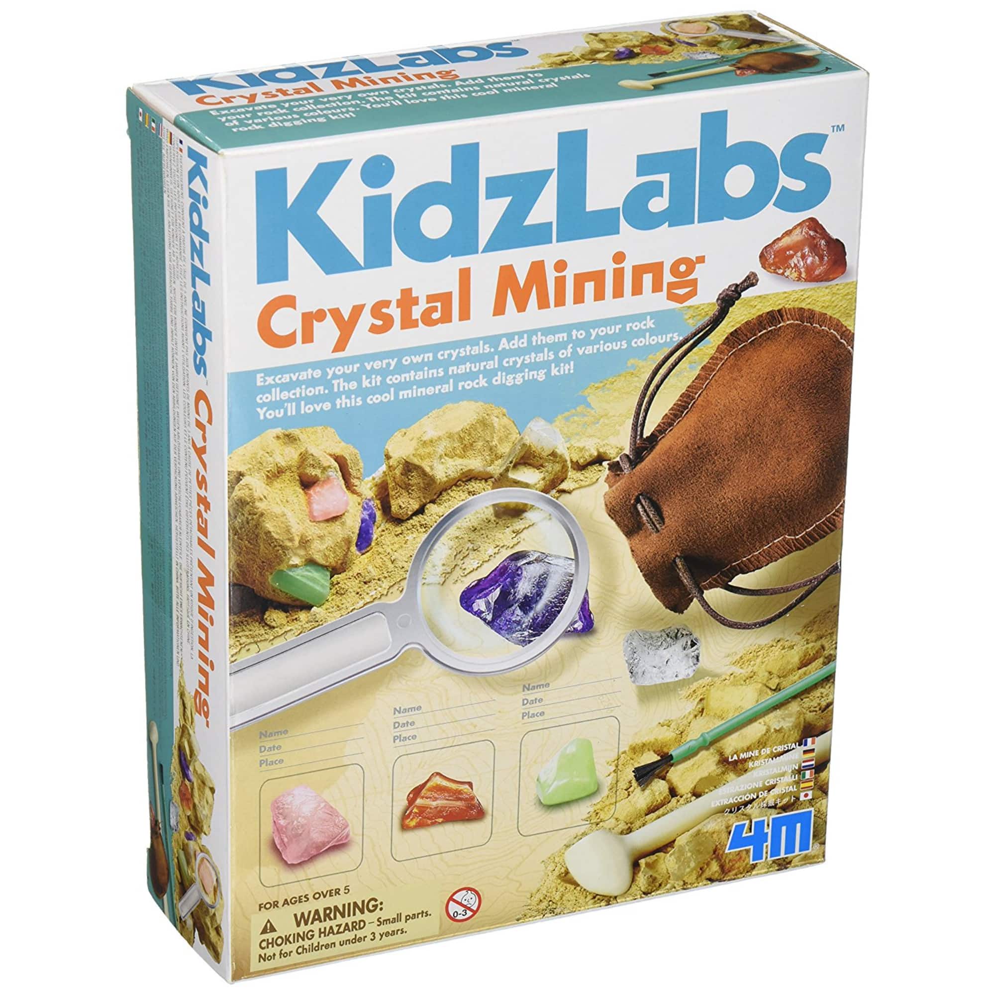 Toysmith® 4M Kidzlabs DIY Geology Science Dig Crystal Mining Kit