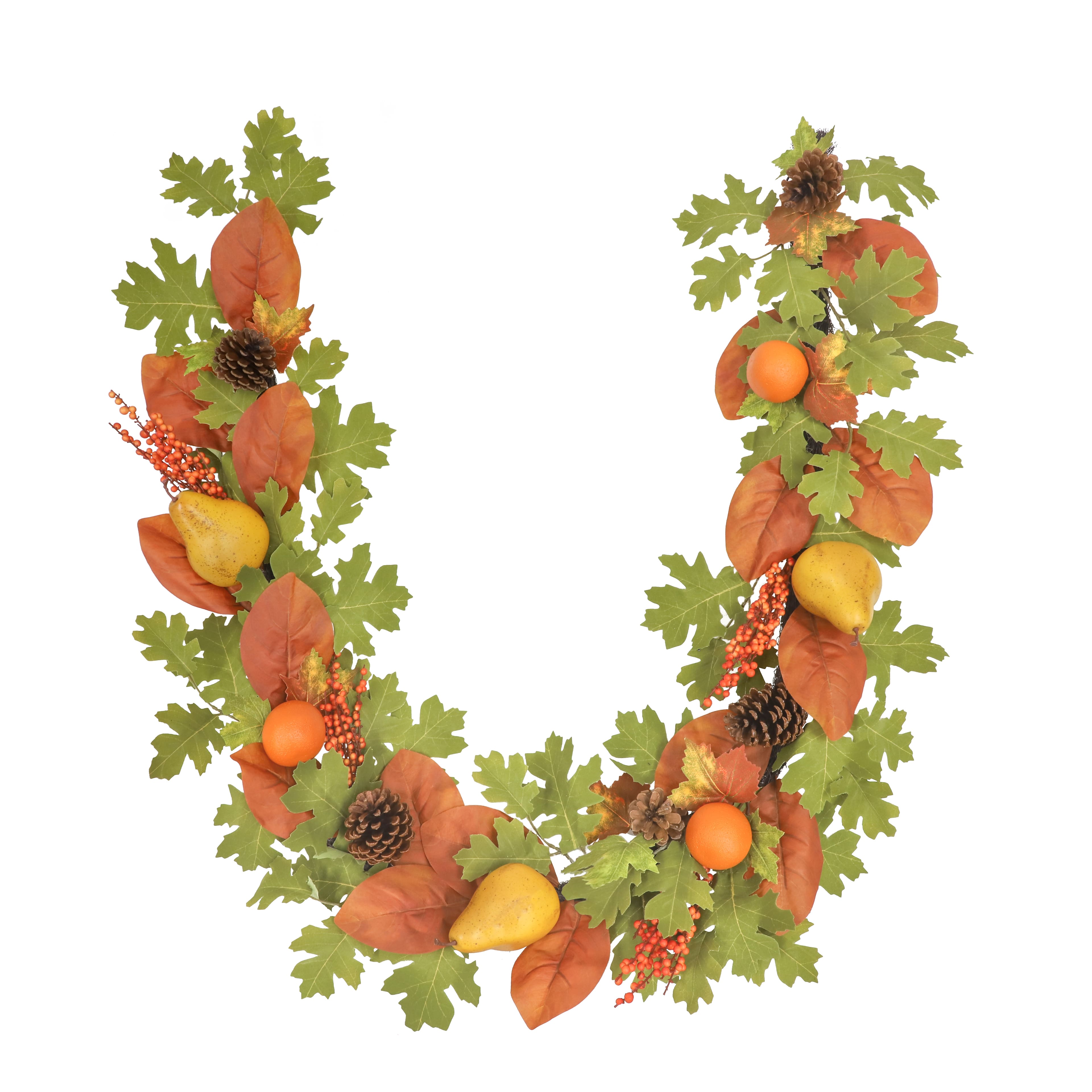 6ft. Fall Fruit & Leaves Mix Garland by Ashland®