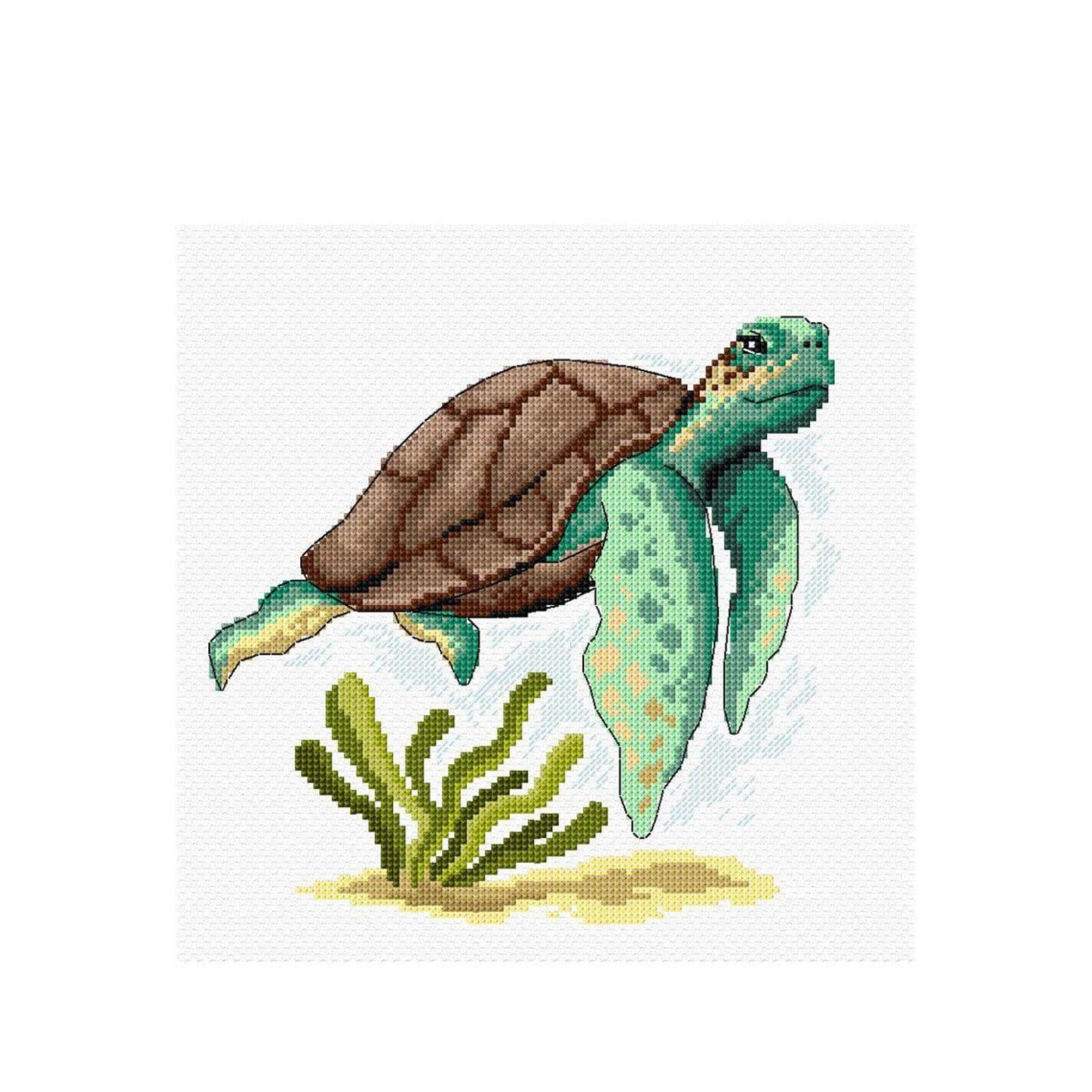 Orchidea Turtle Counted Cross Stitch Kit