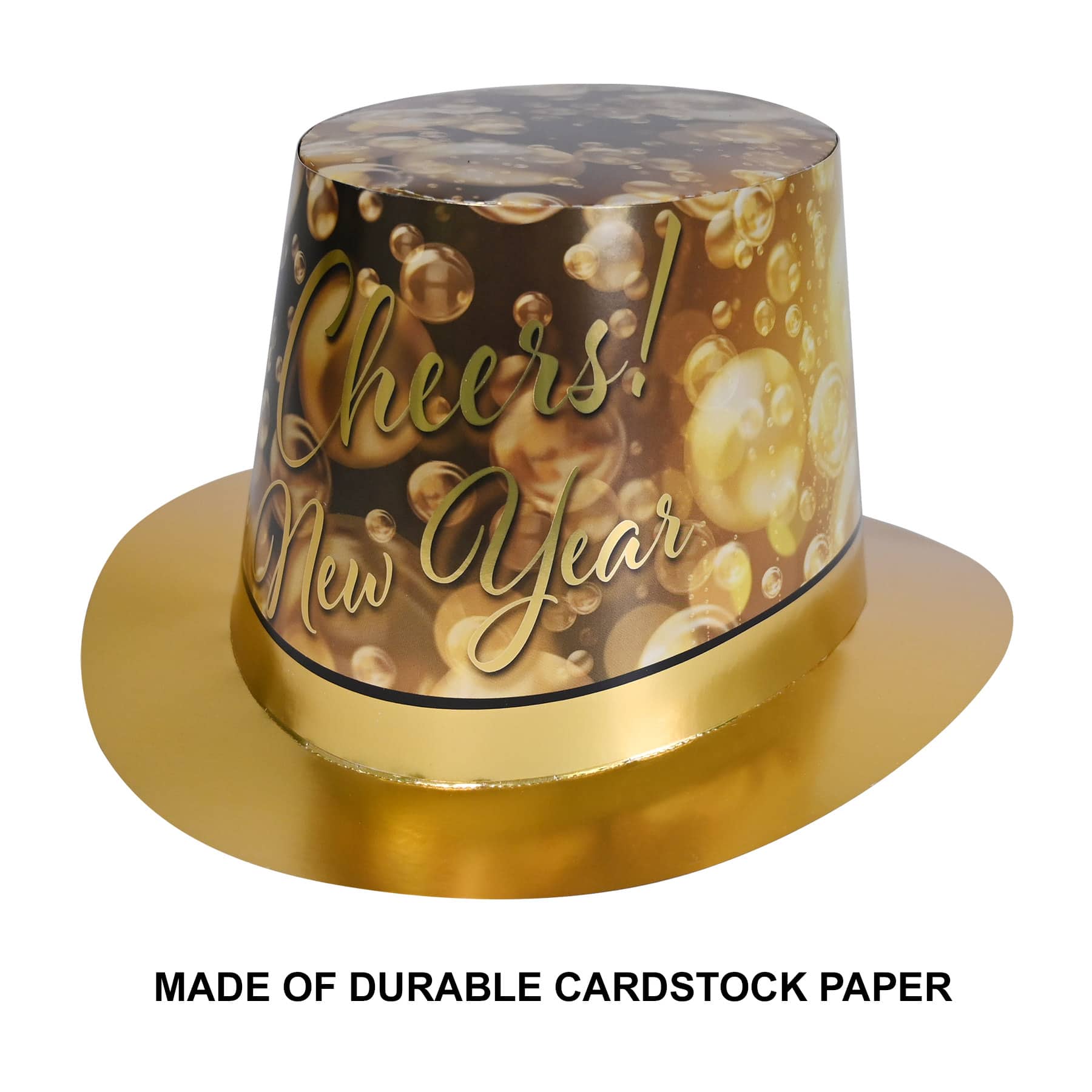 Beistle Champagne New Year Hi Hats, 25ct.