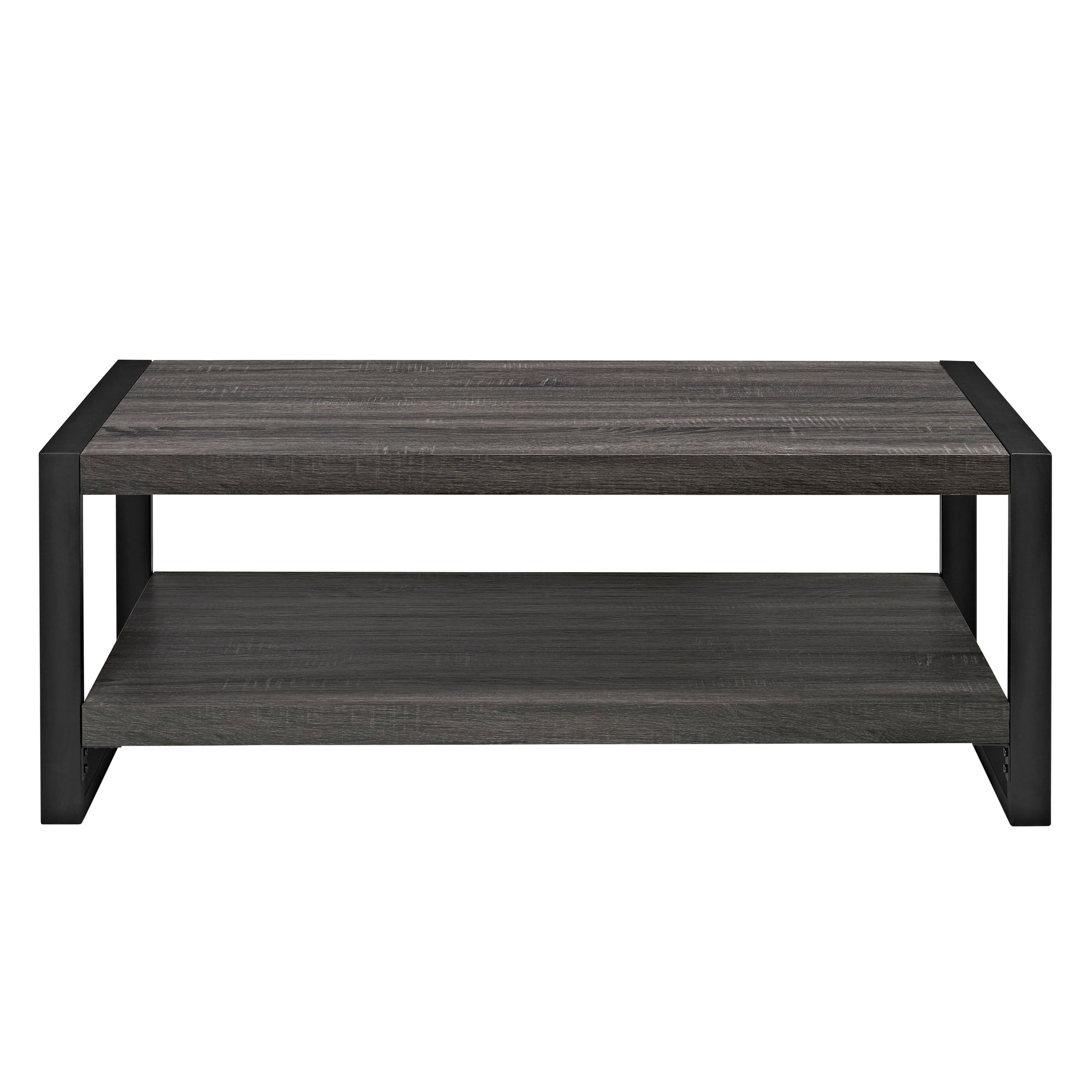 Walker Edison 48" Charcoal Industrial Coffee Table