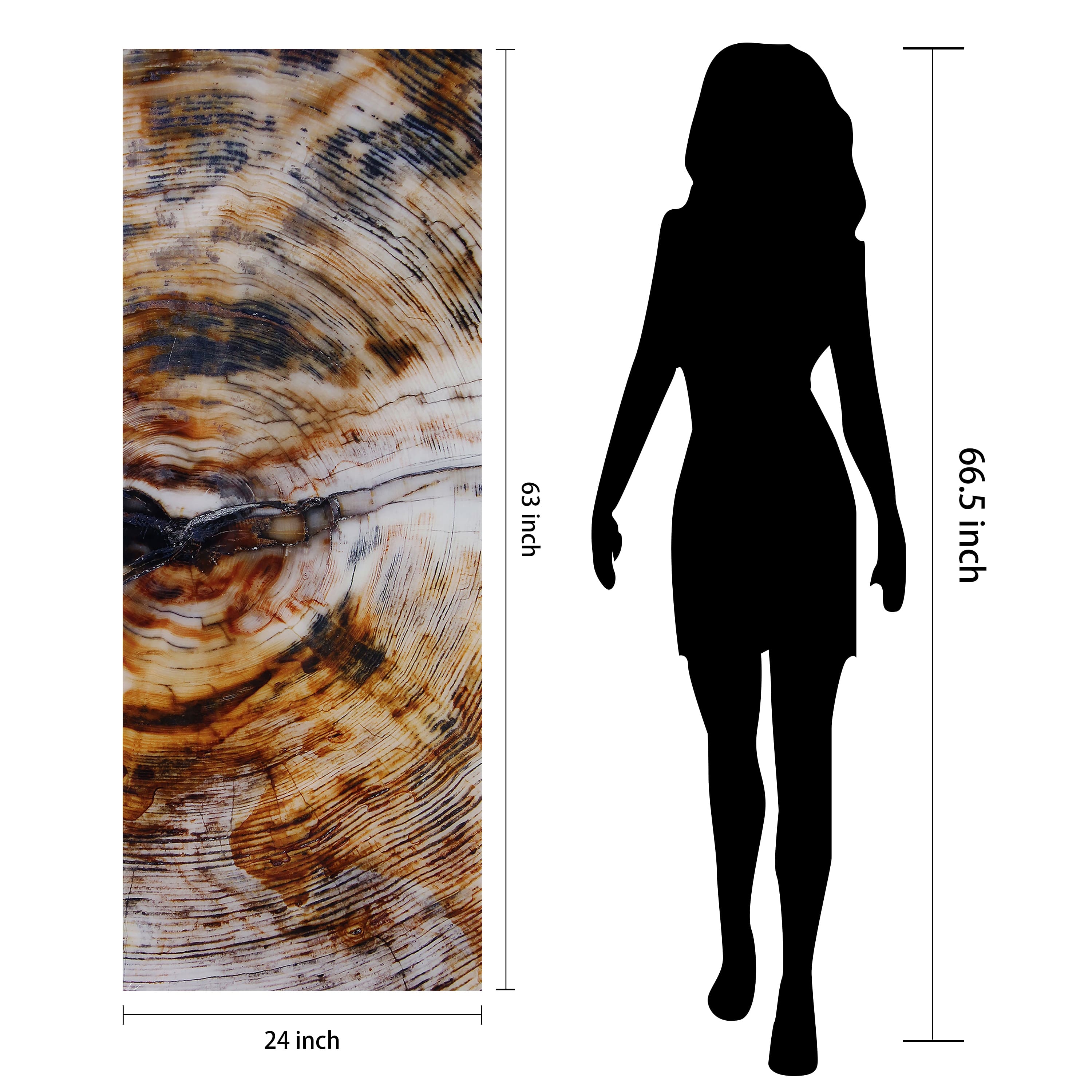 Empire Art Direct 63" x 24" Impact B Free Floating Tempered Glass Wall Art