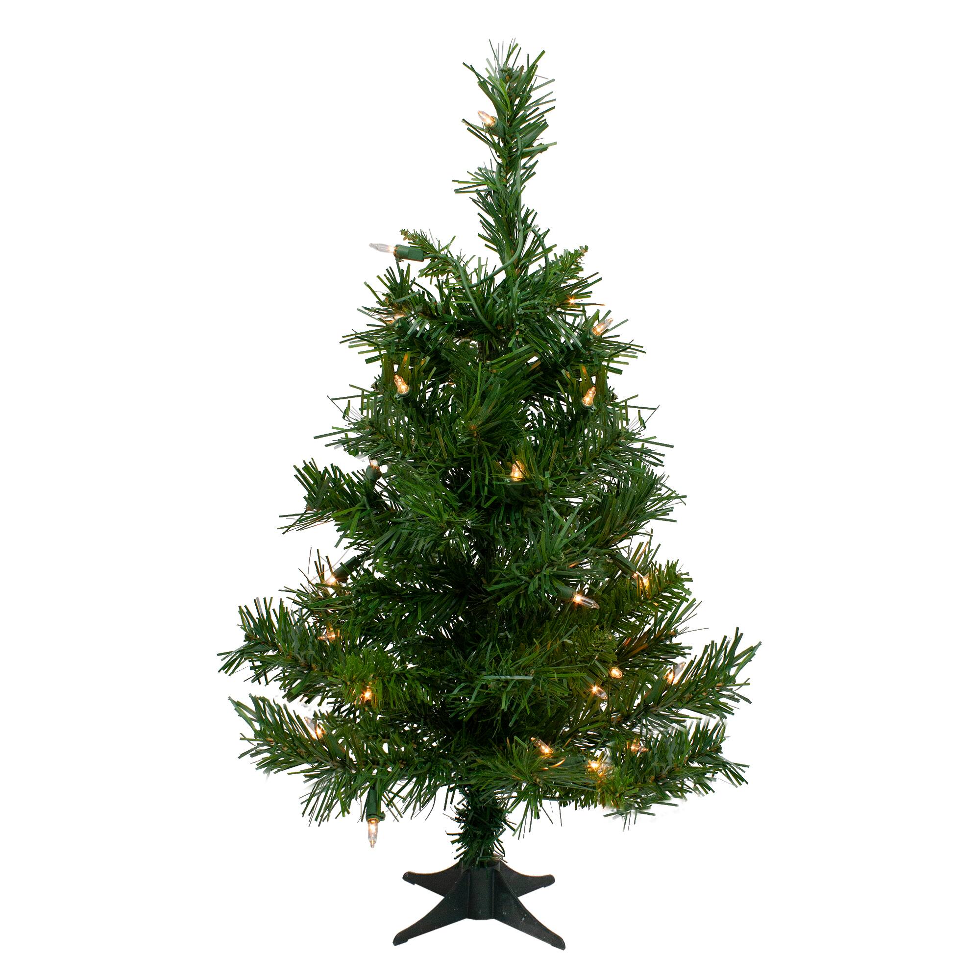 2ft. Pre-Lit Royal Pine Artificial Christmas Tree, Clear Lights
