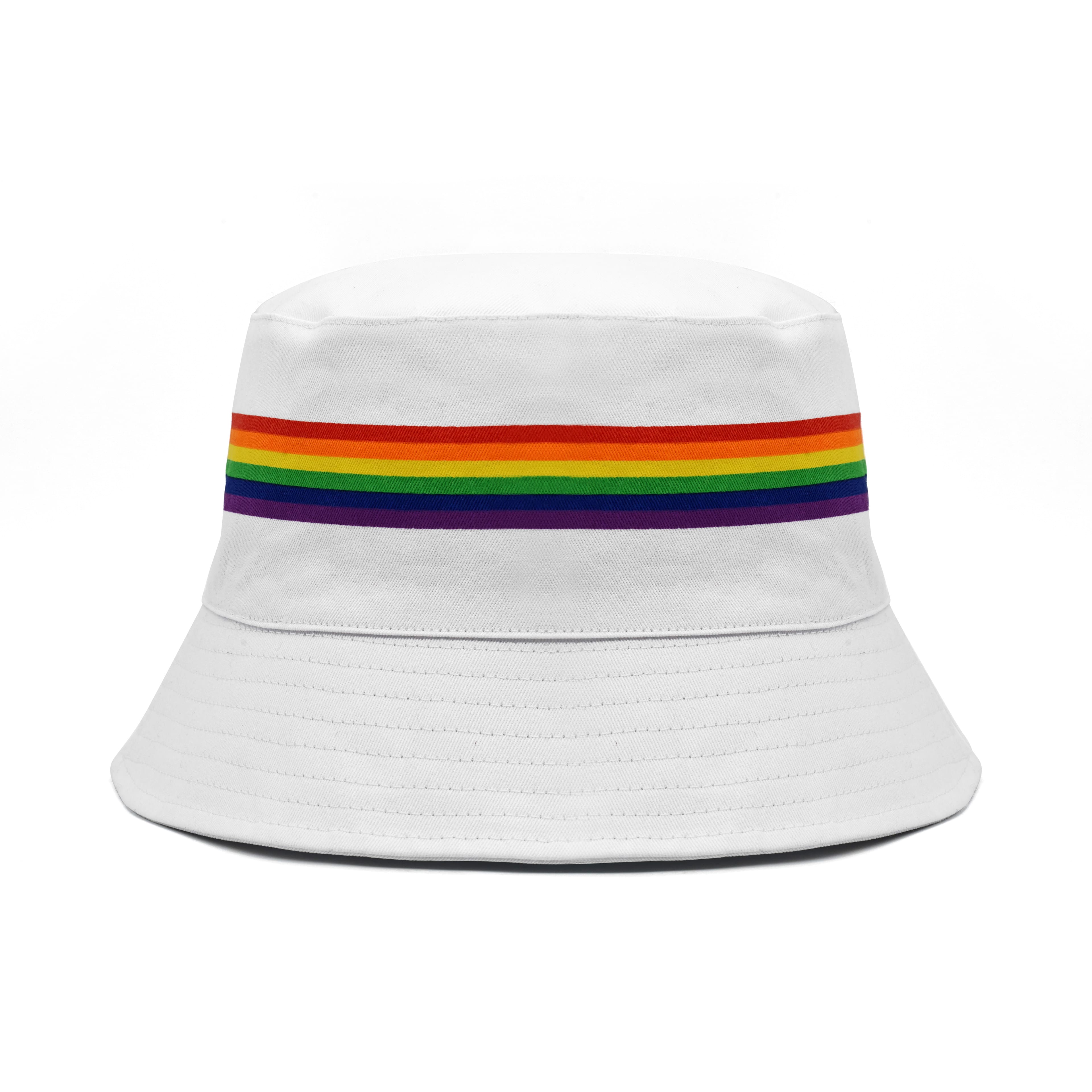 Pride Rainbow Stripes Adult Bucket Hat by Celebrate It™