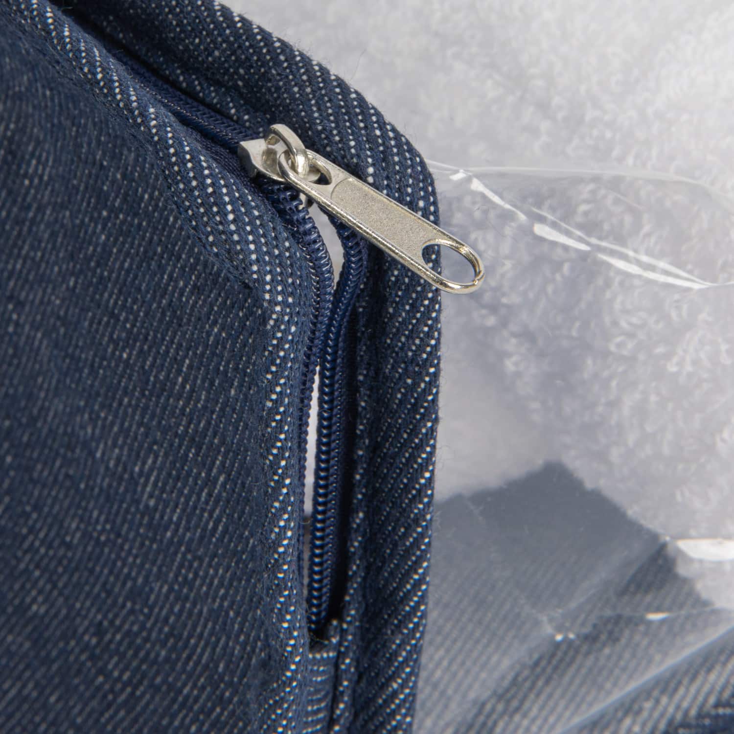 Household Essentials 41" Denim Blue Under the Bed Storage Chest