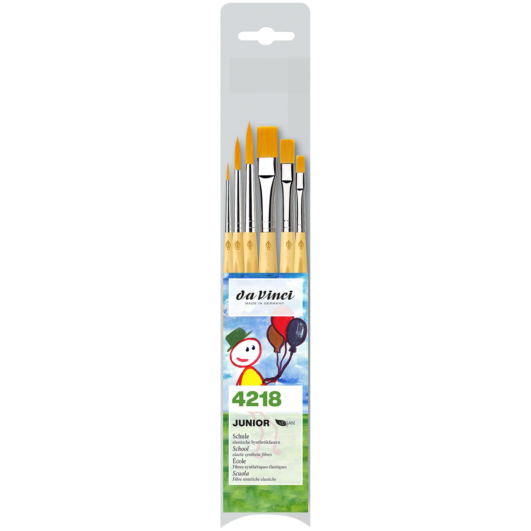 da Vinci JUNIOR Synthetics Piece Brush Set