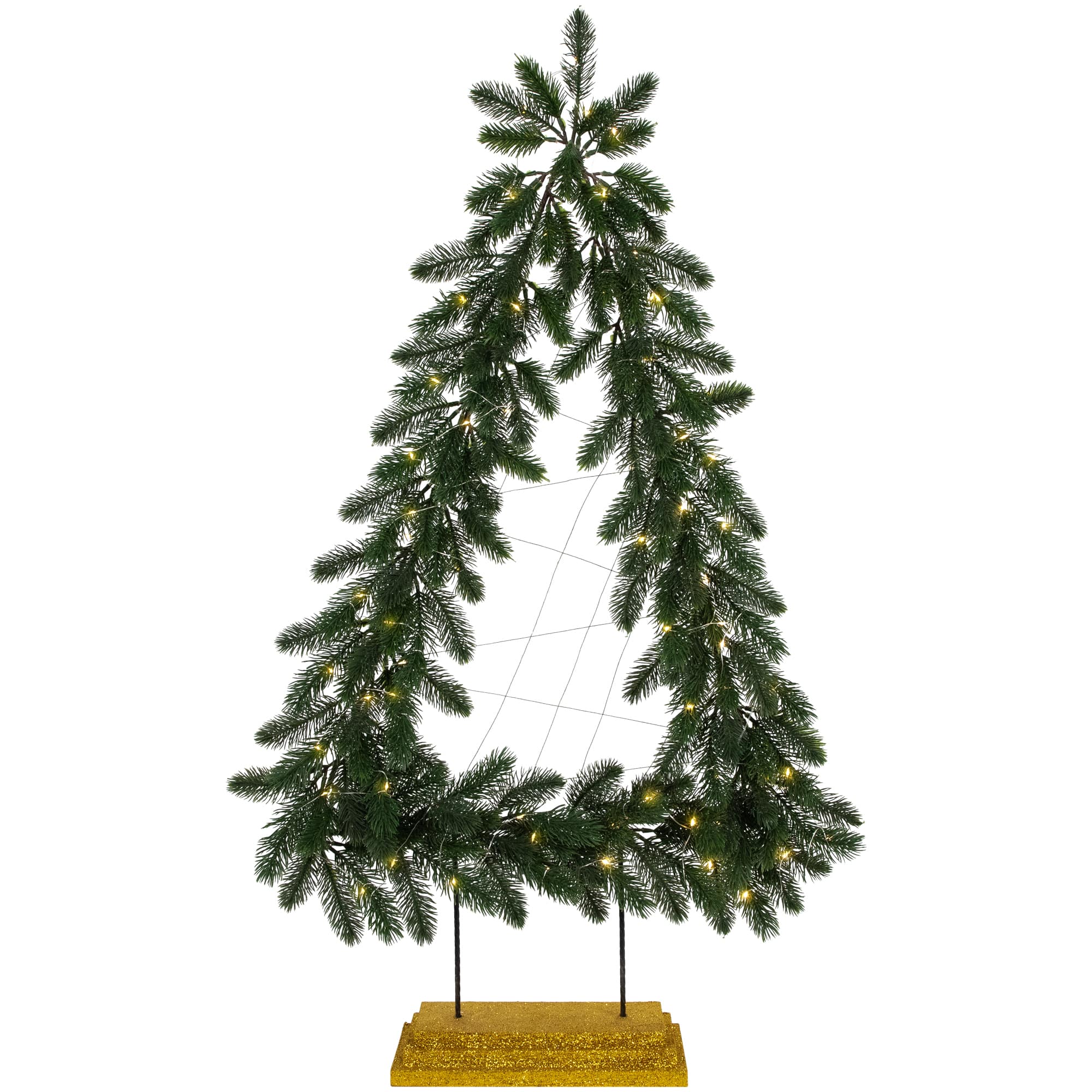 Northlight 3Ft Pre-Lit Lighted Pine Garland Christmas Tree Decoration, Warm White LED Lights in Green | 3 ft | Michaels®