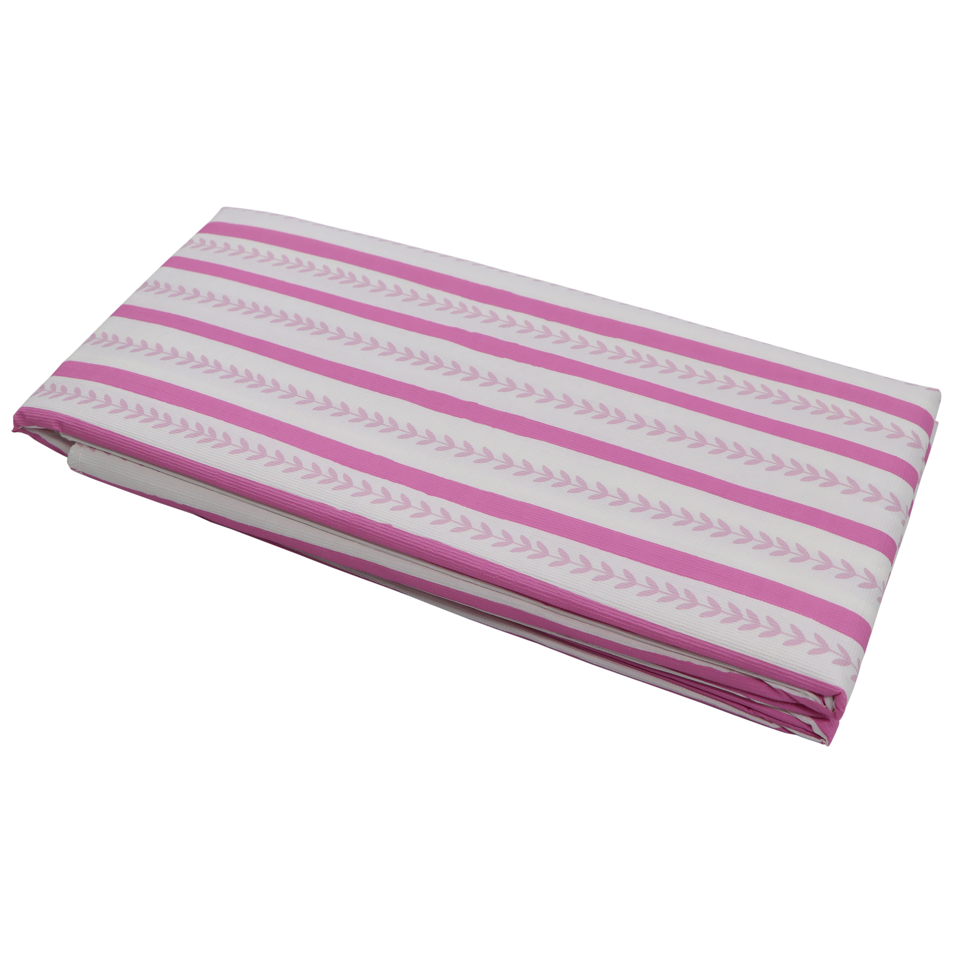 52" x 70" Next Chapter Pink Stripes Tablecloth by Celebrate It™