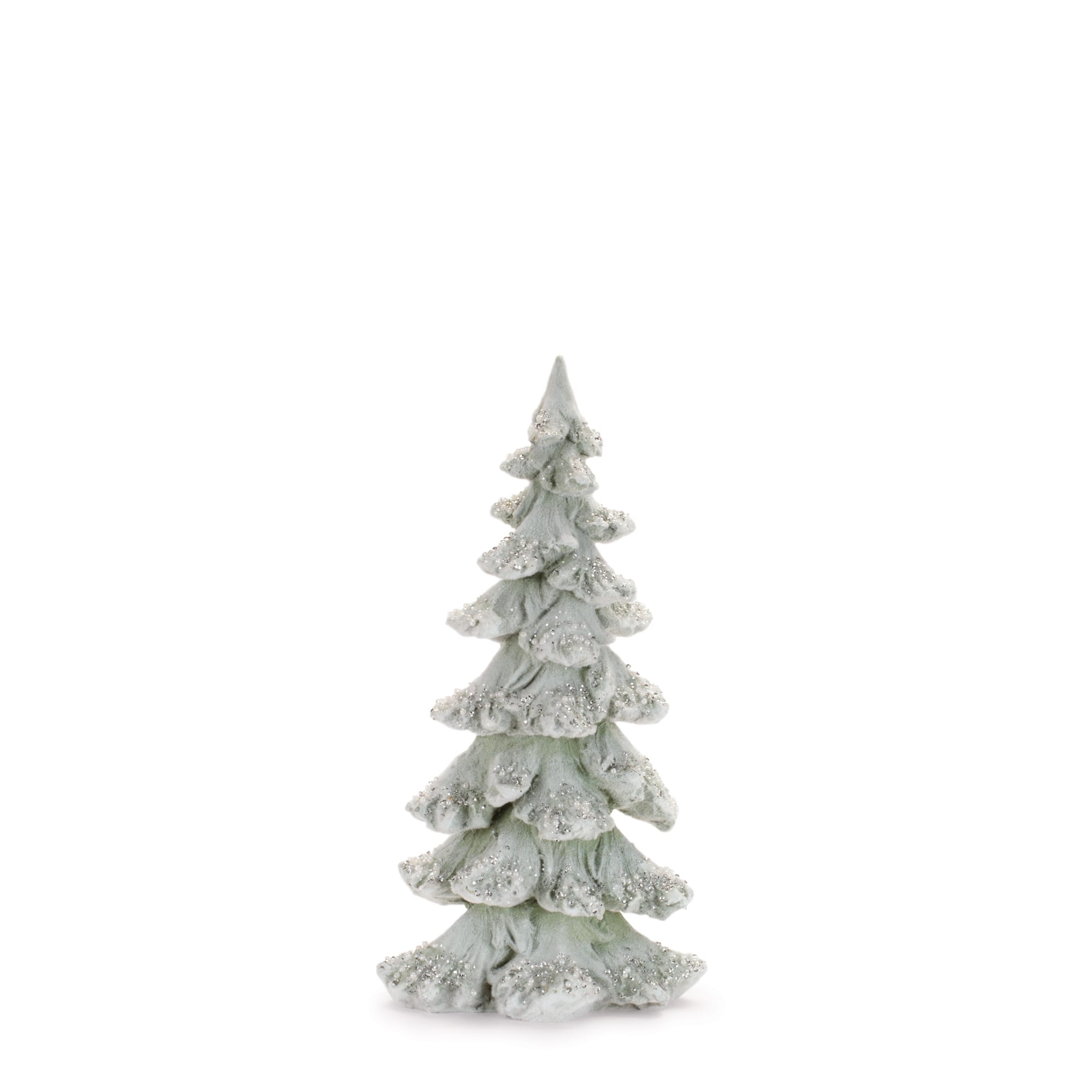 Melrose Green Frosted Evergreen Tree Set