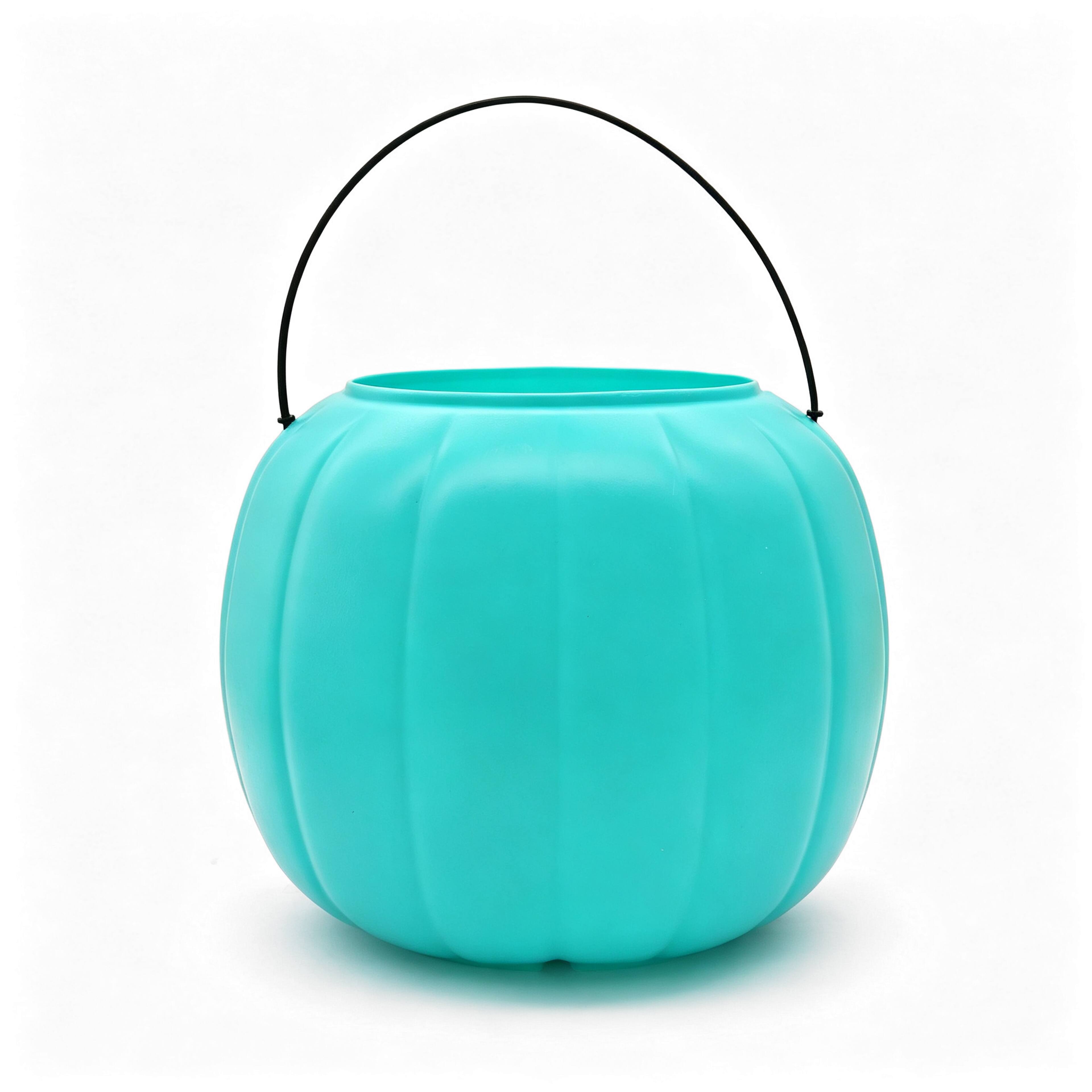 Halloween Teal Jack-o'-Lantern Bucket by Creatology™