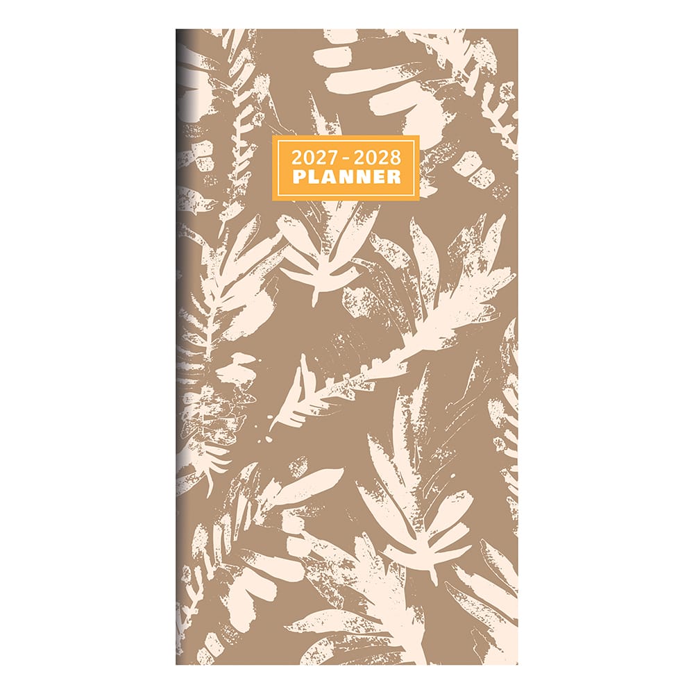 2027-2028 Wheat & Grass Small Monthly Pocket Planner