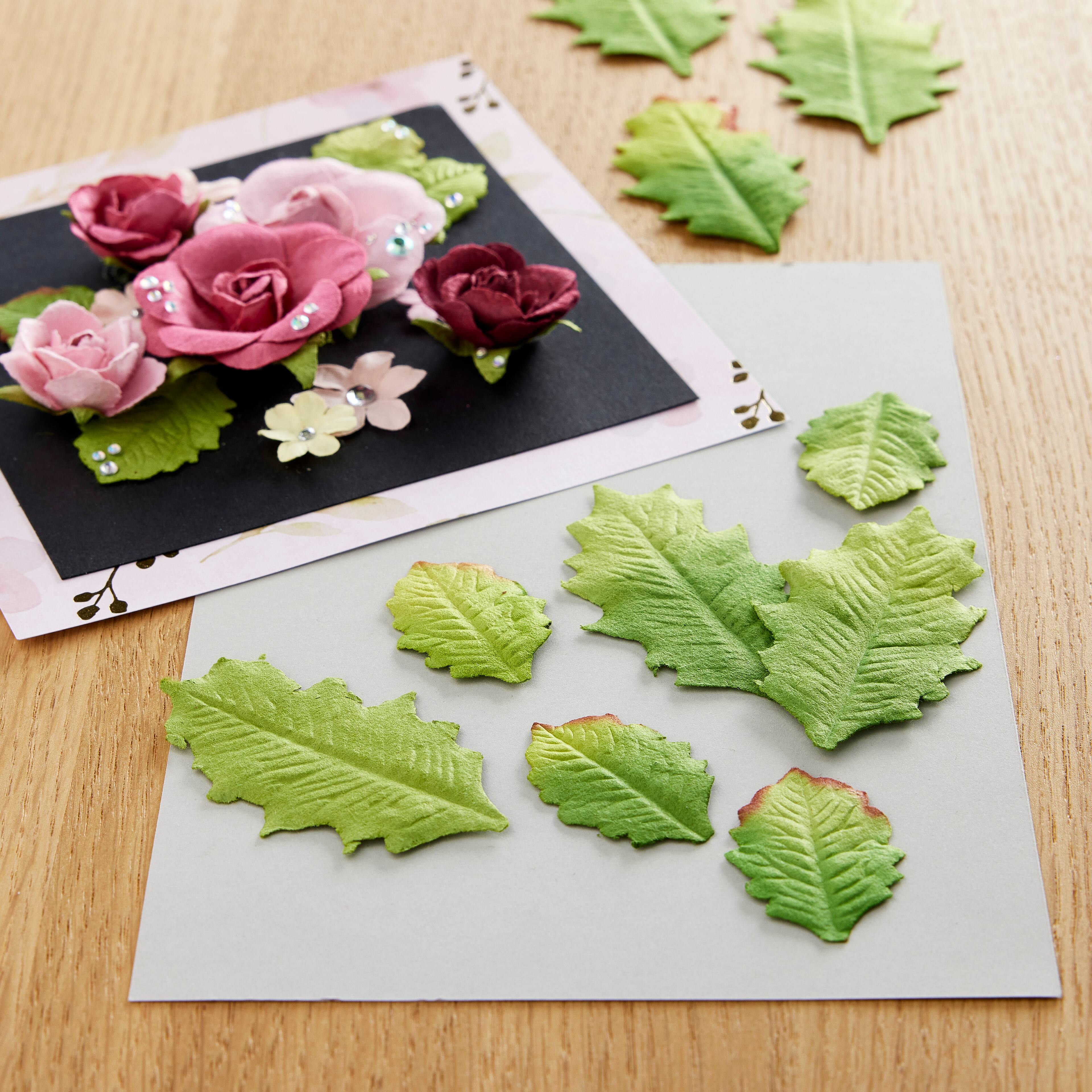 12 Packs: 36 ct. (432 total) Green Holly Leaf Embellishments by Recollections™