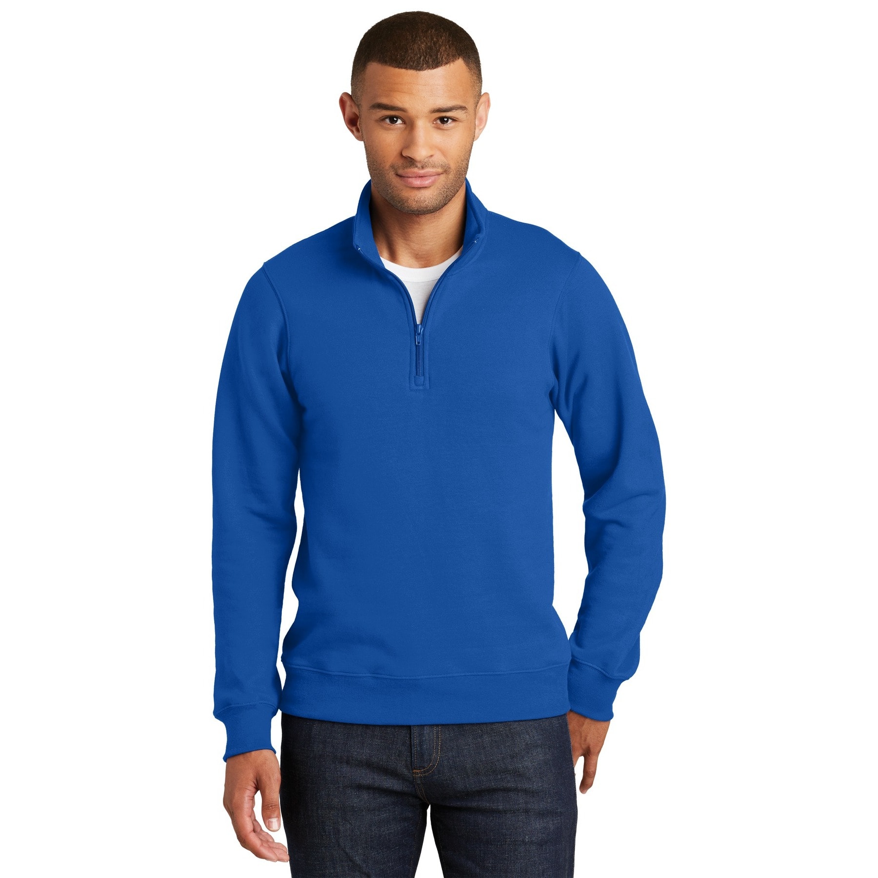Port & Company® Fan Favorite™ Fleece 1/4 Zip Pullover Adult Sweatshirt