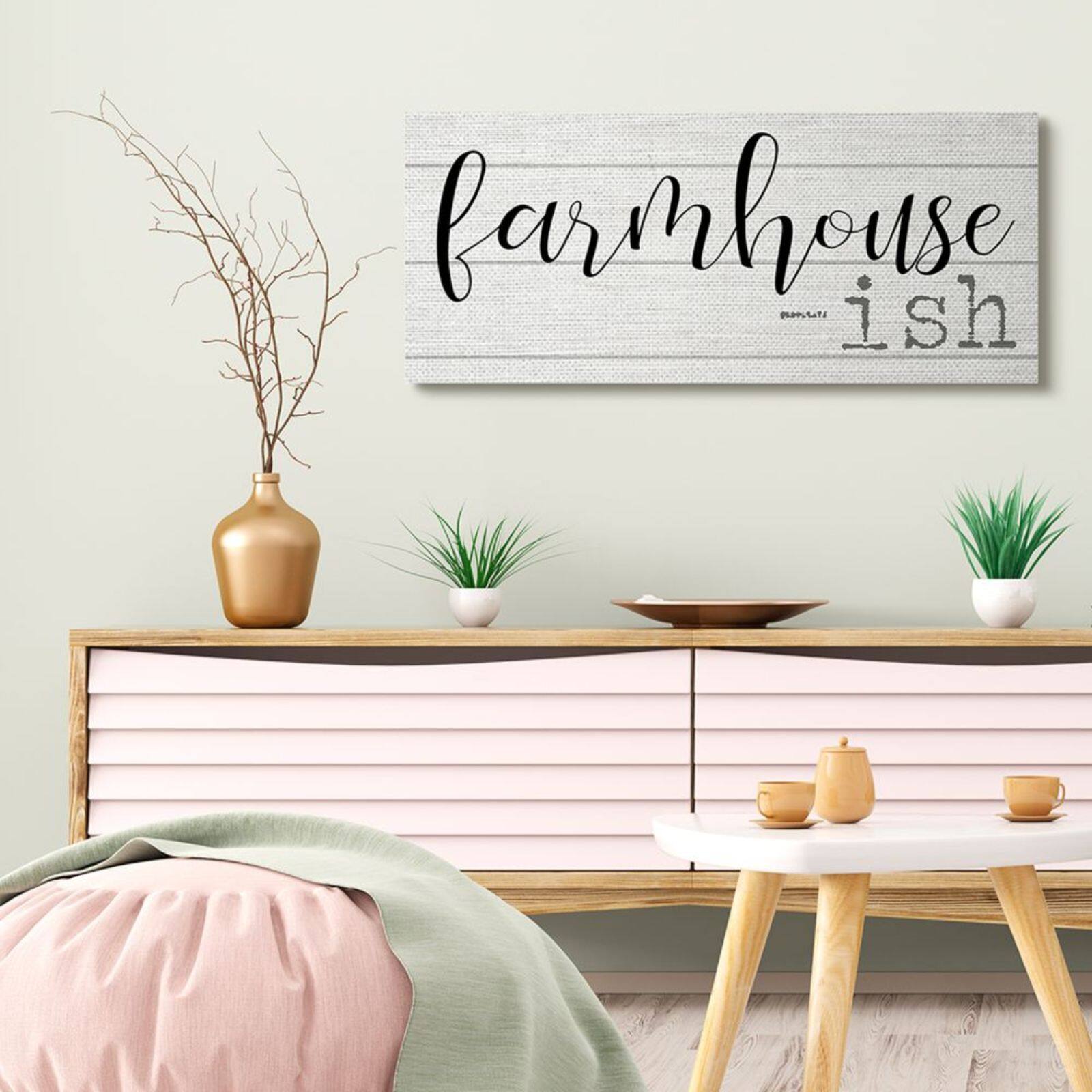 Stupell Industries Farmhouse-ish Canvas Wall Art