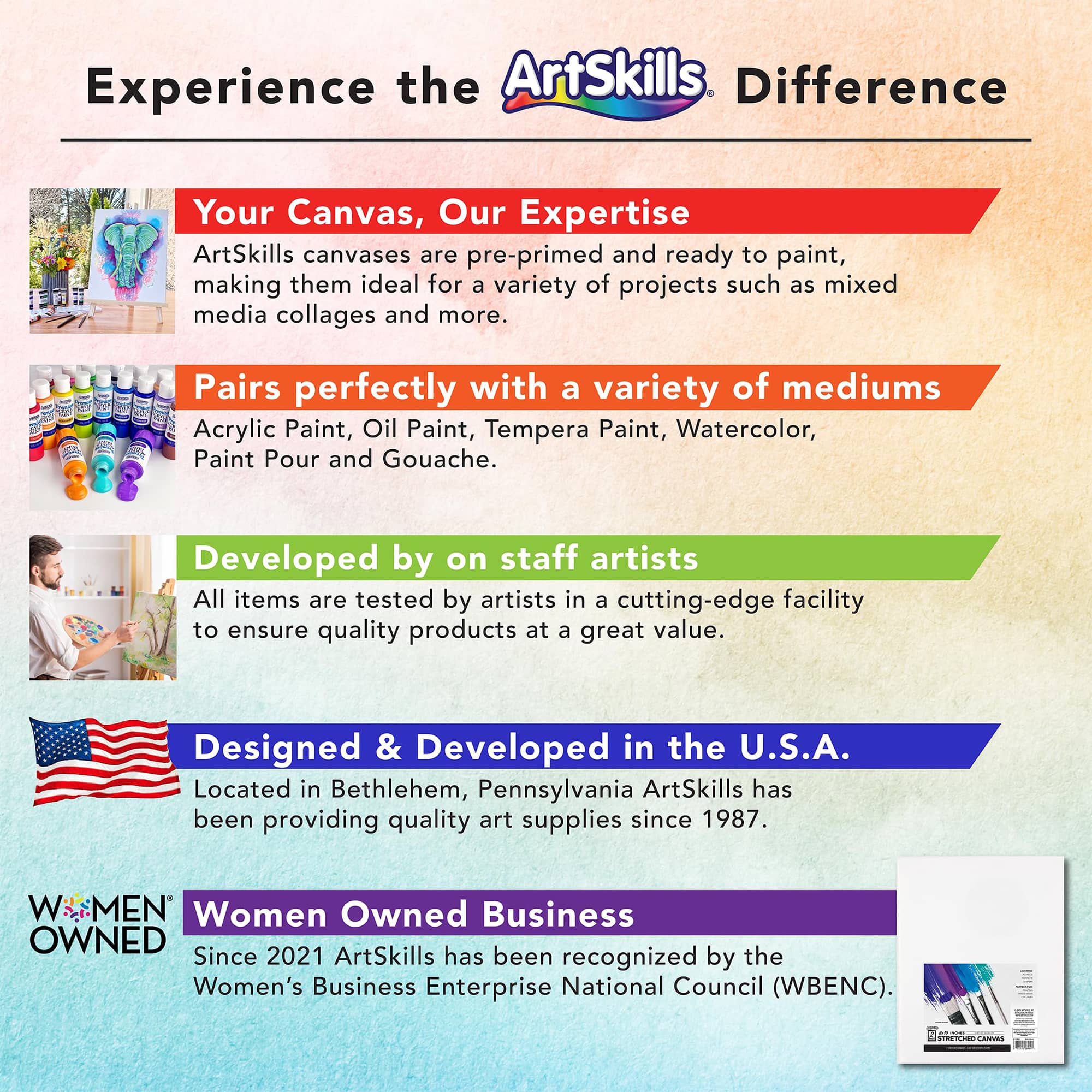 ArtSkills® Stretched Painting Canvas