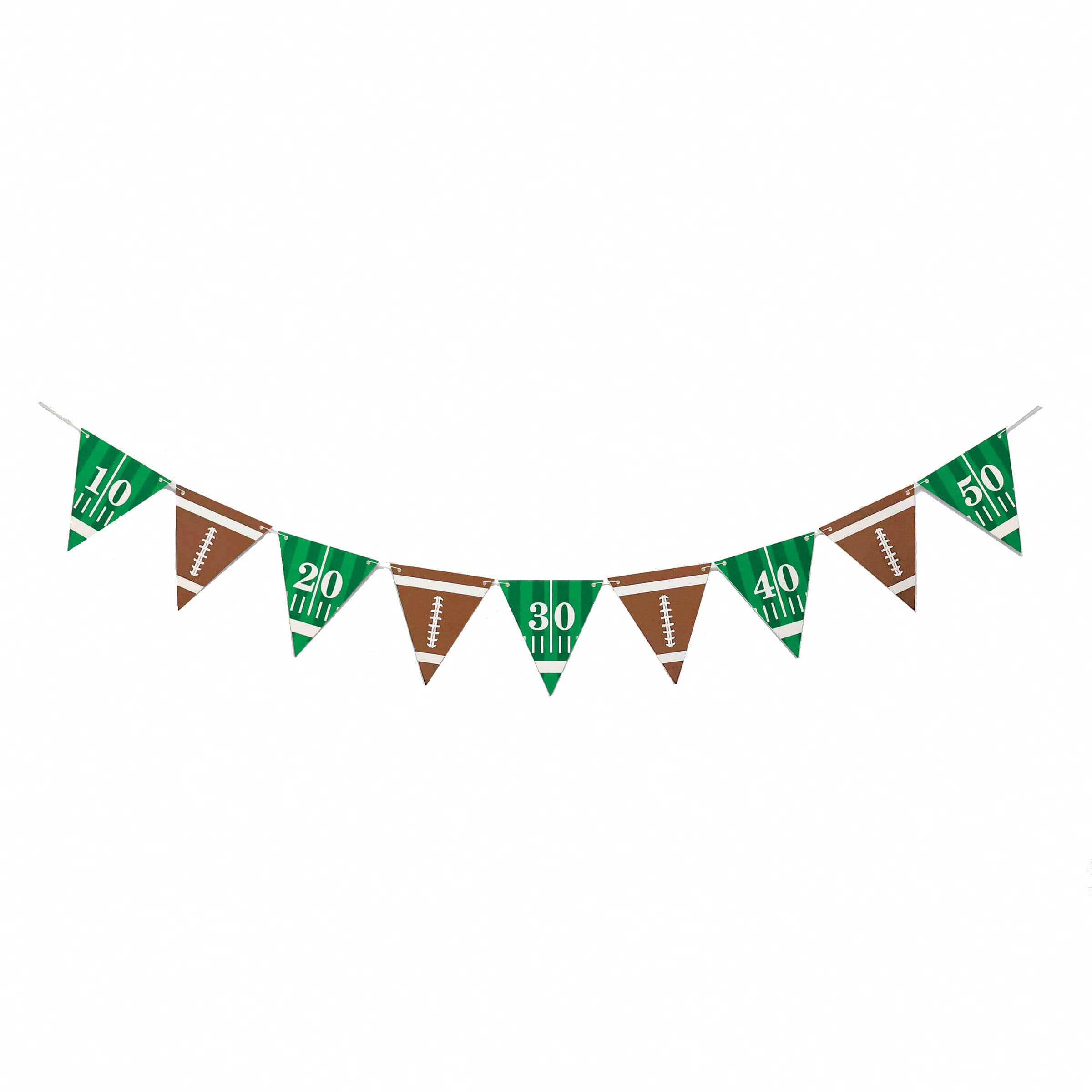 7.8ft. Football & Field Banner by Celebrate It™