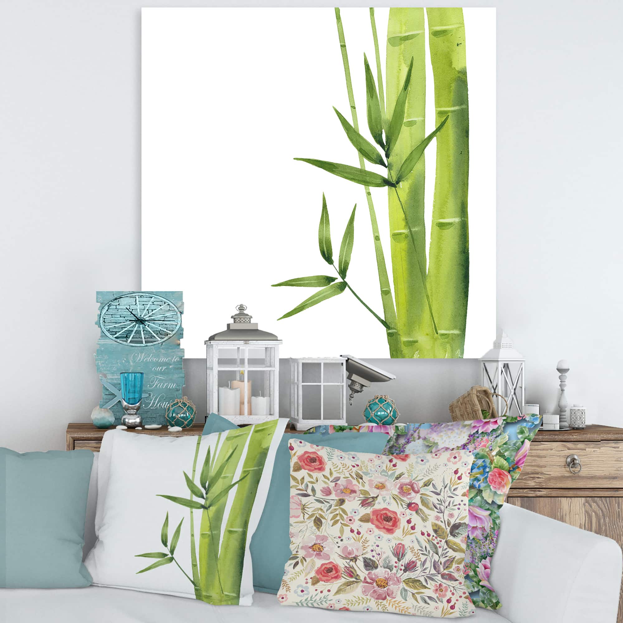Designart - Bamboo Branches In The Forest V