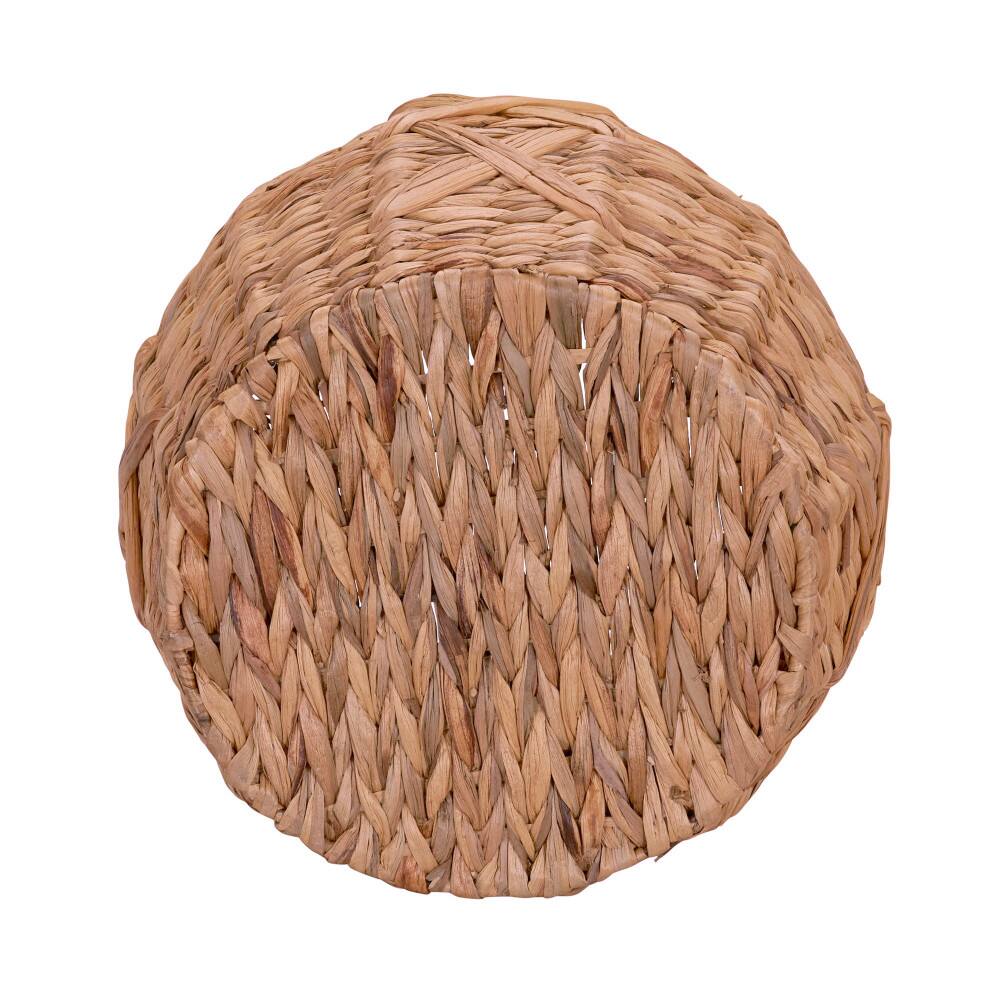 Household Essentials 16" X-Weave Round Wicker Floor Basket