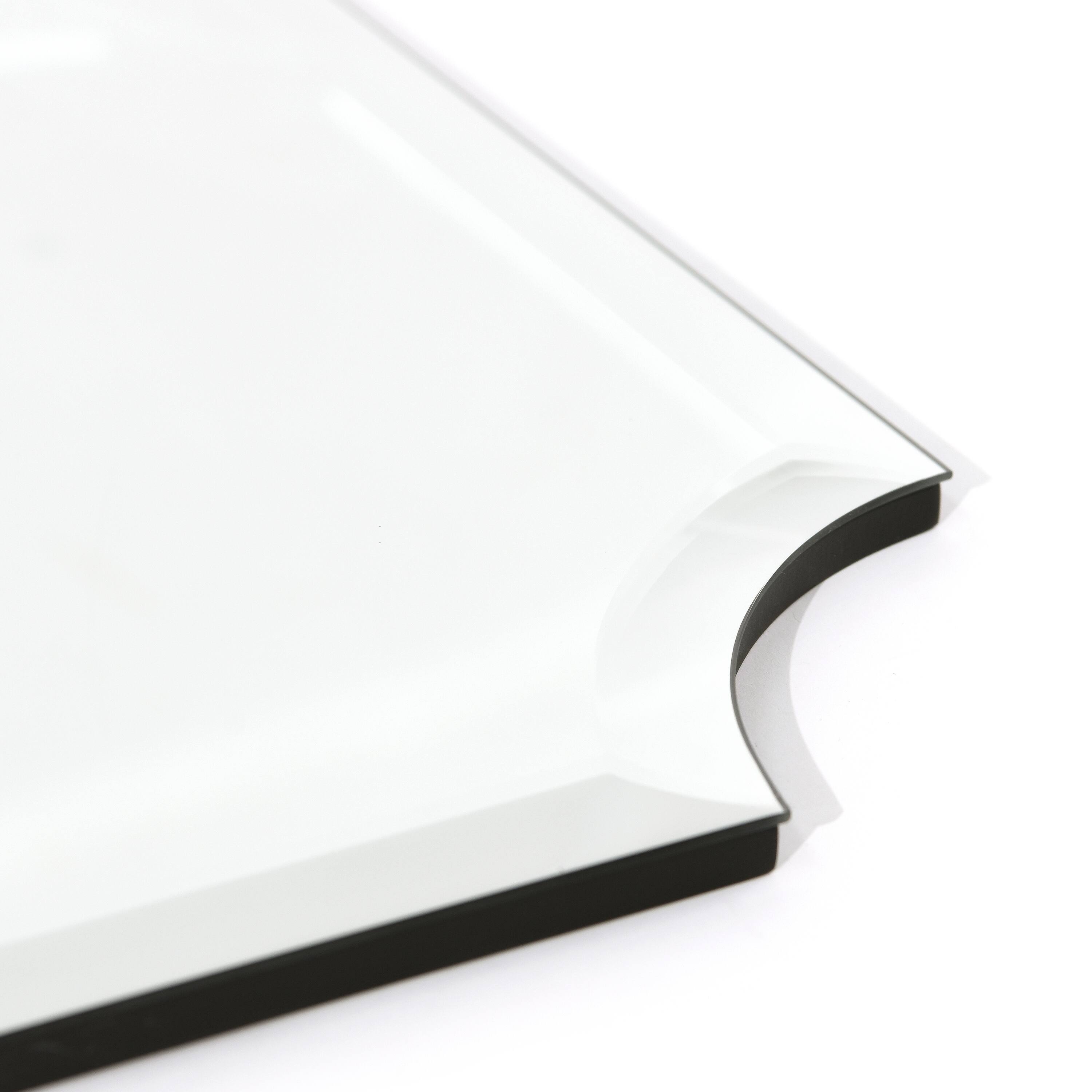 Empire Art Direct Scalloped & Beveled Frameless Wall Mirror