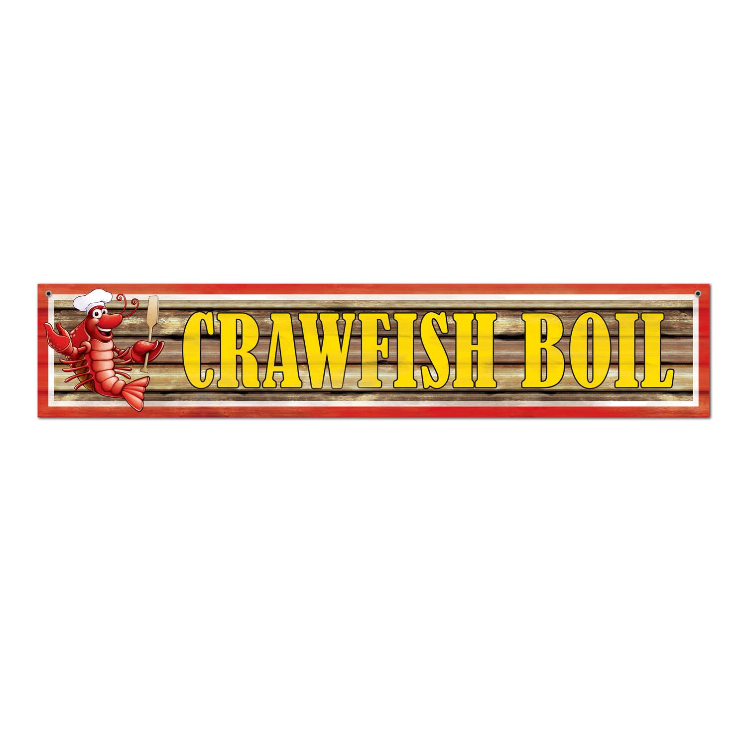 Beistle 12" x 5Ft Crawfish Boil Banner | Michaels®