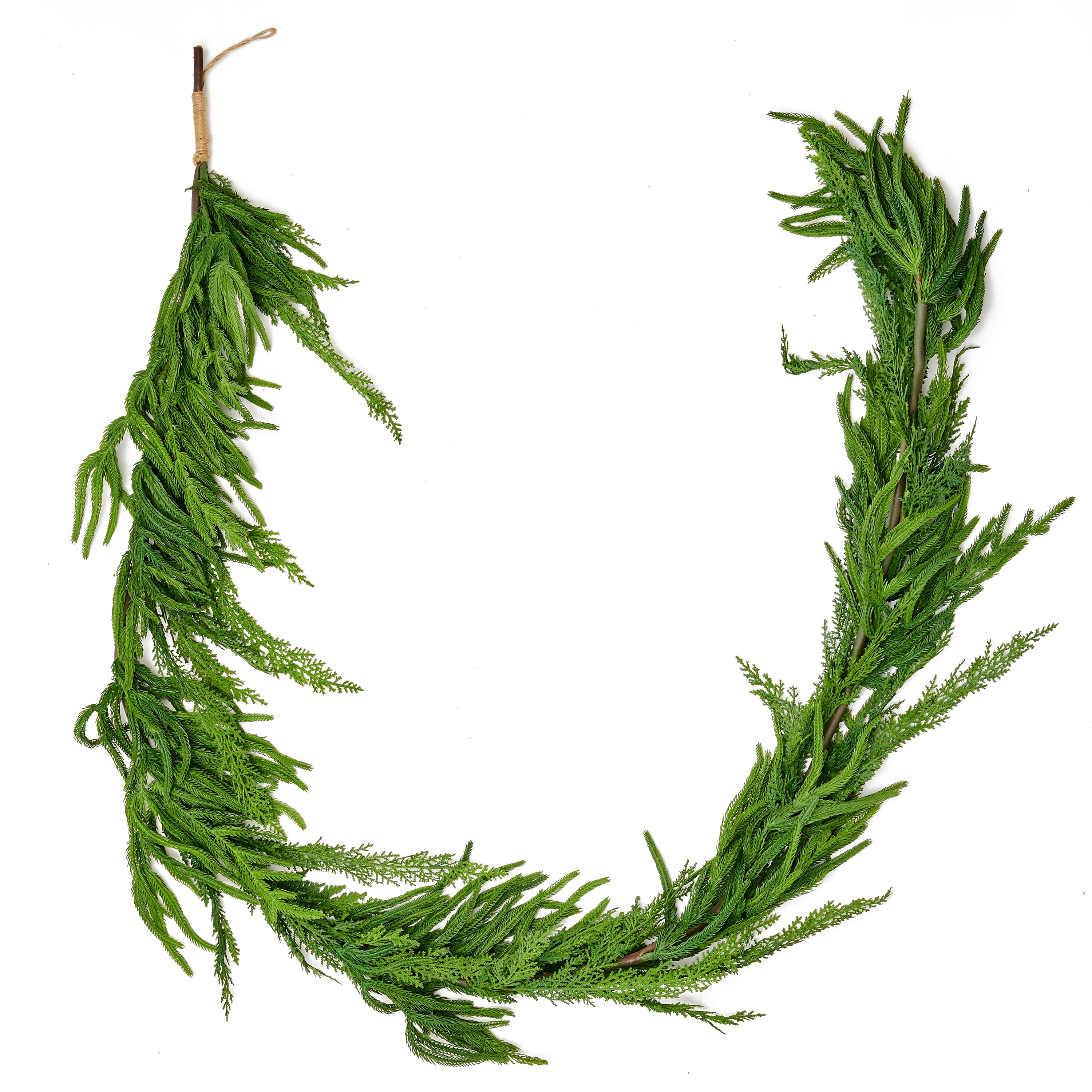 94" Artificial Spruce & Cedar Evergreen Pine Garland