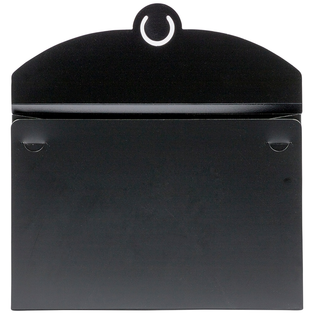 JAM Paper Black 9.5" x 12" Plastic Portfolio