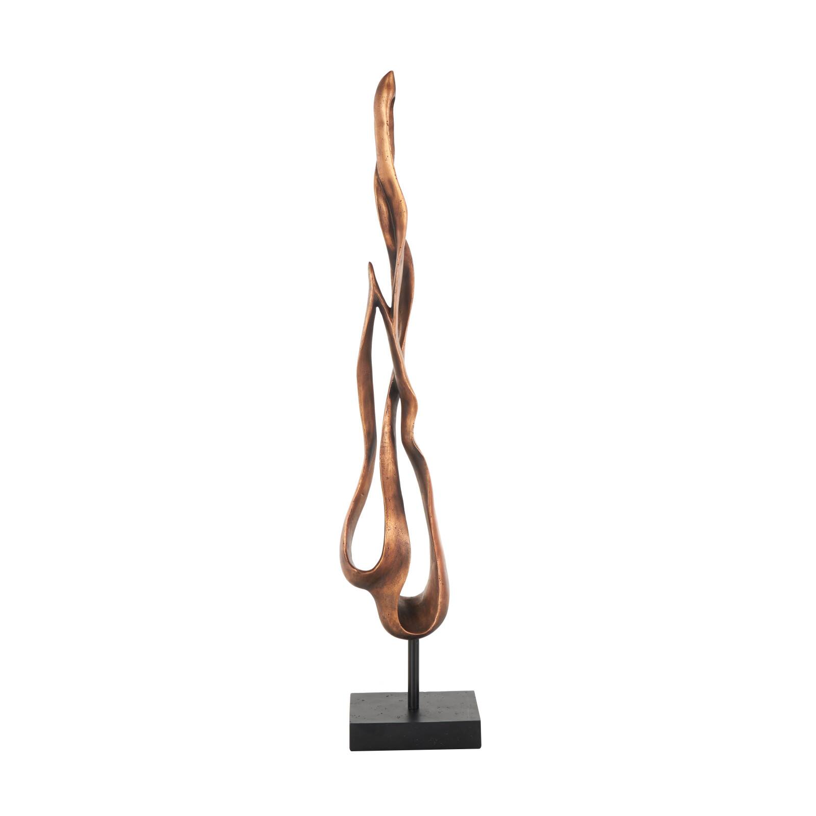 32" Bronze Polystone & Metal Abstract Decorative Sculpture